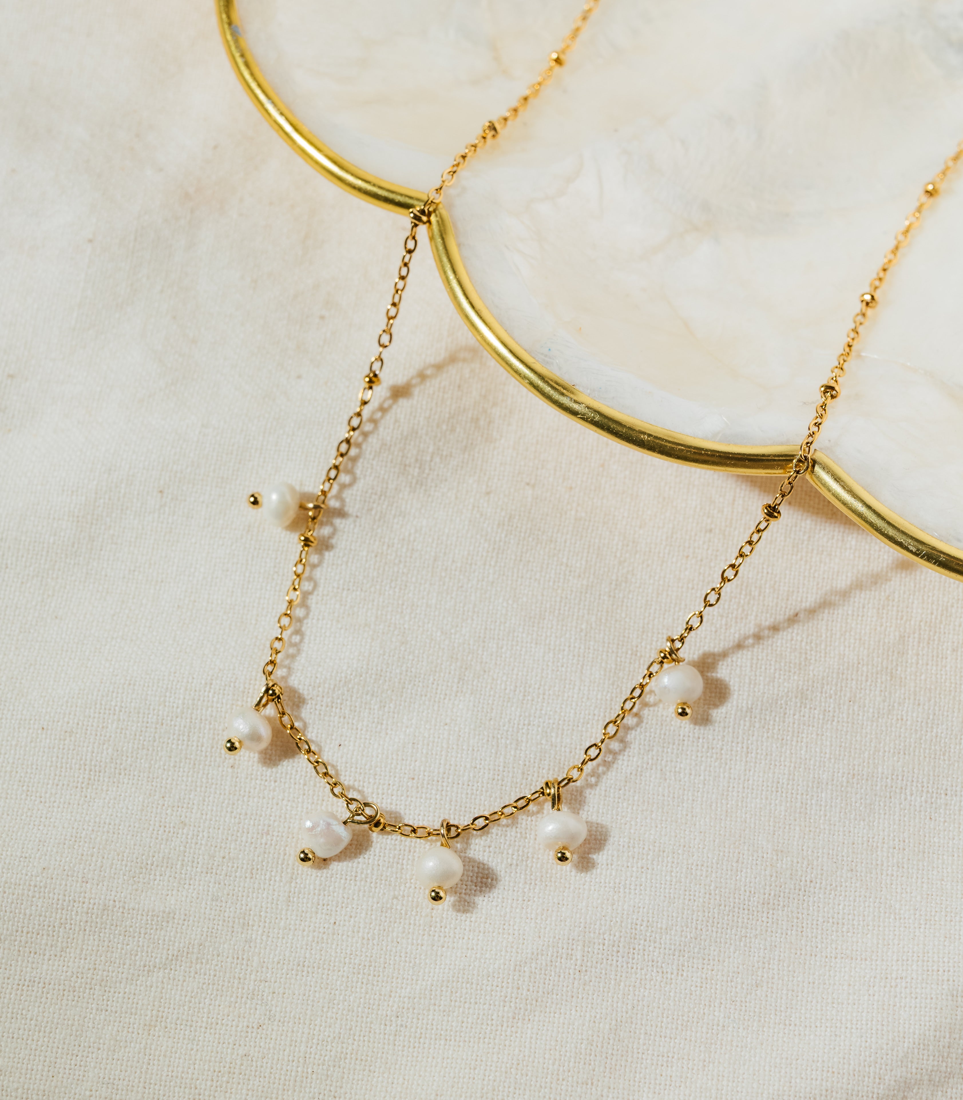 Laya Philippine Pearl Necklace - Arete