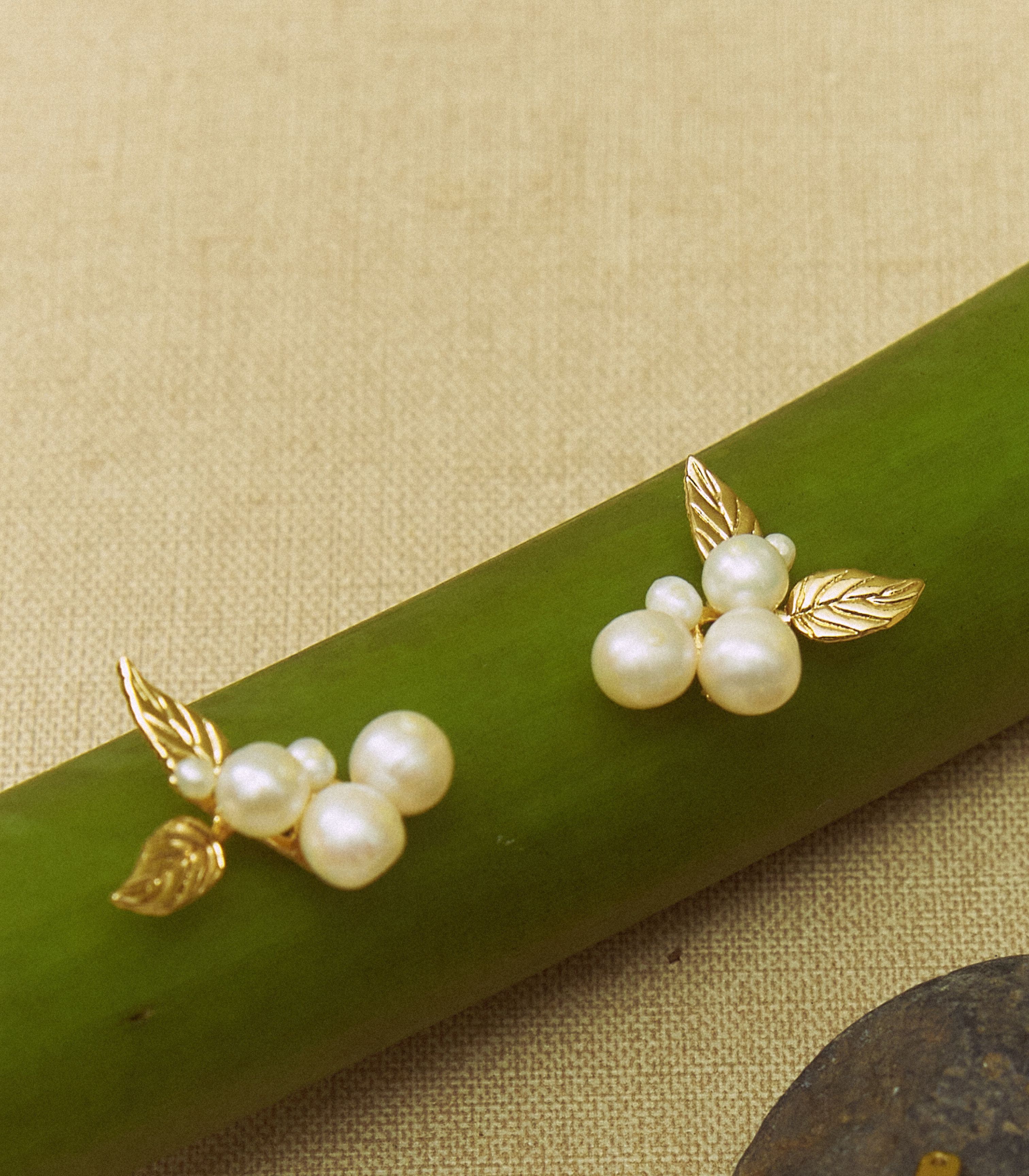 Aratilis Pearl Earrings - Lily Jewelry