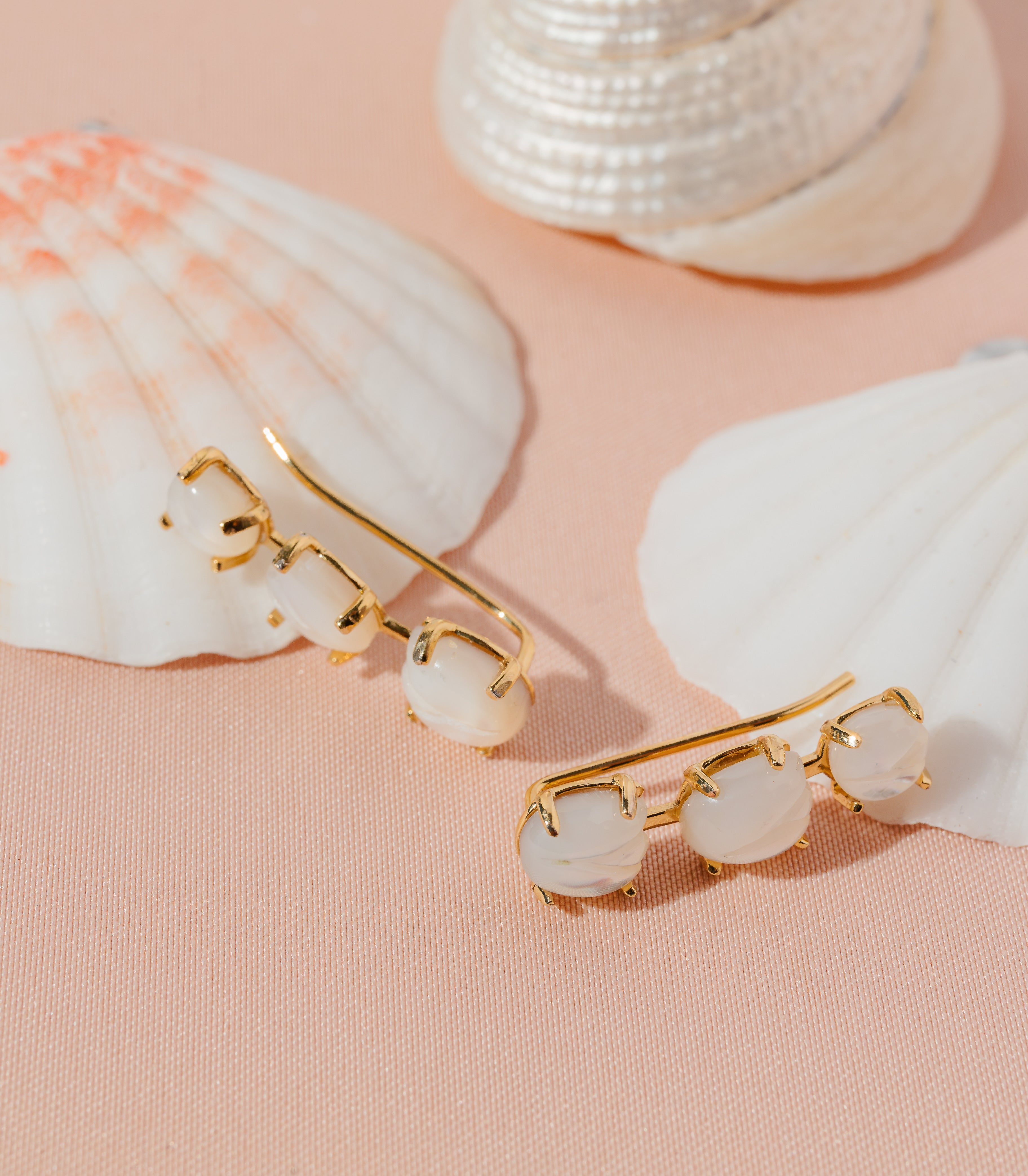 Sampaguita Bud Crawler Earrings - Lily Jewelry