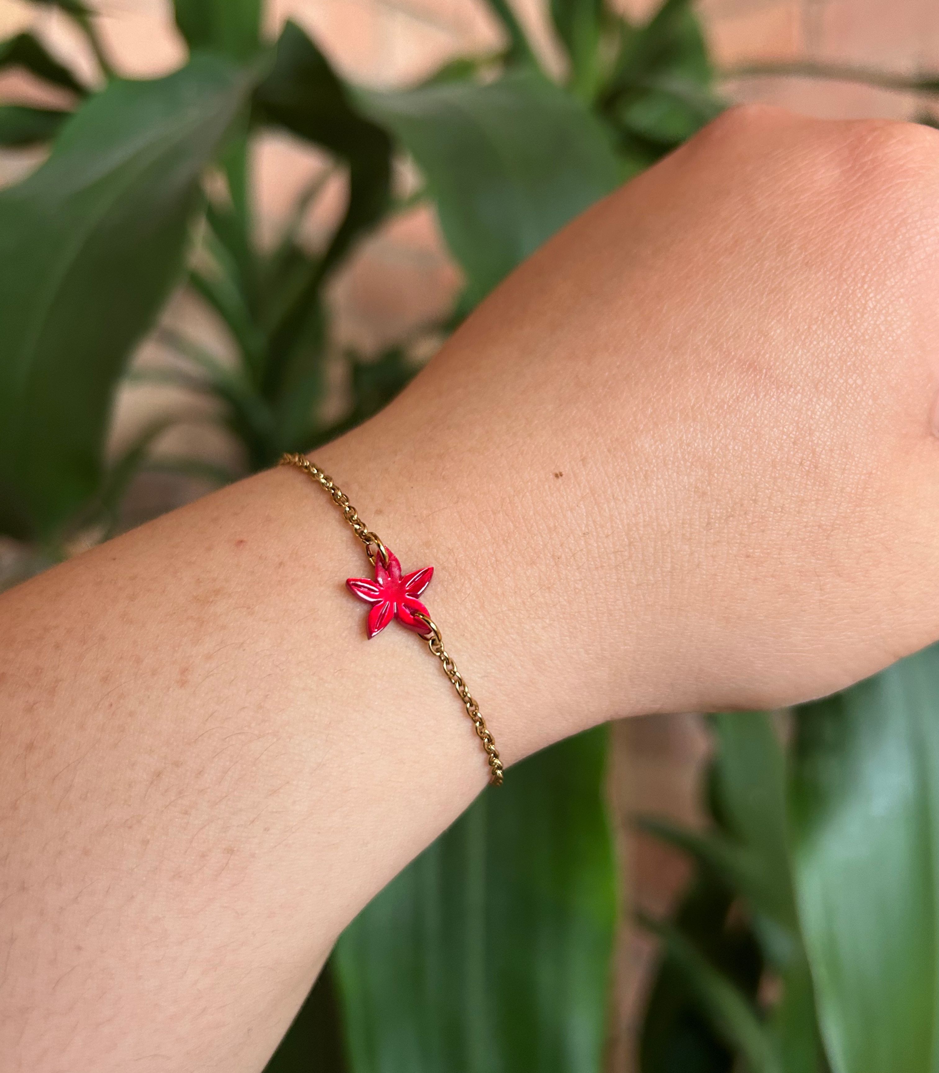 Santan Flower Bracelet - Lily Jewelry