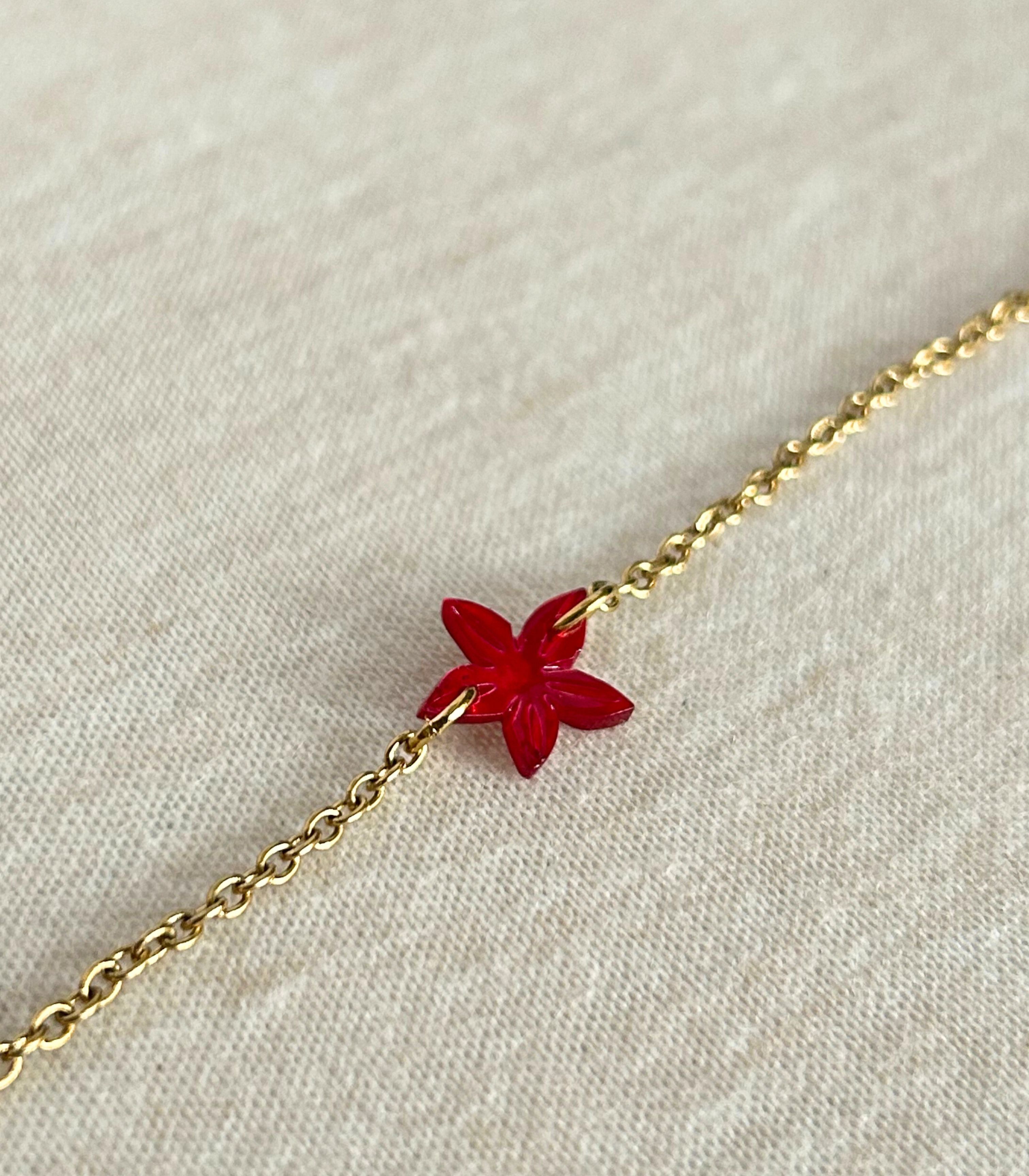 Santan Flower Bracelet - Lily Jewelry