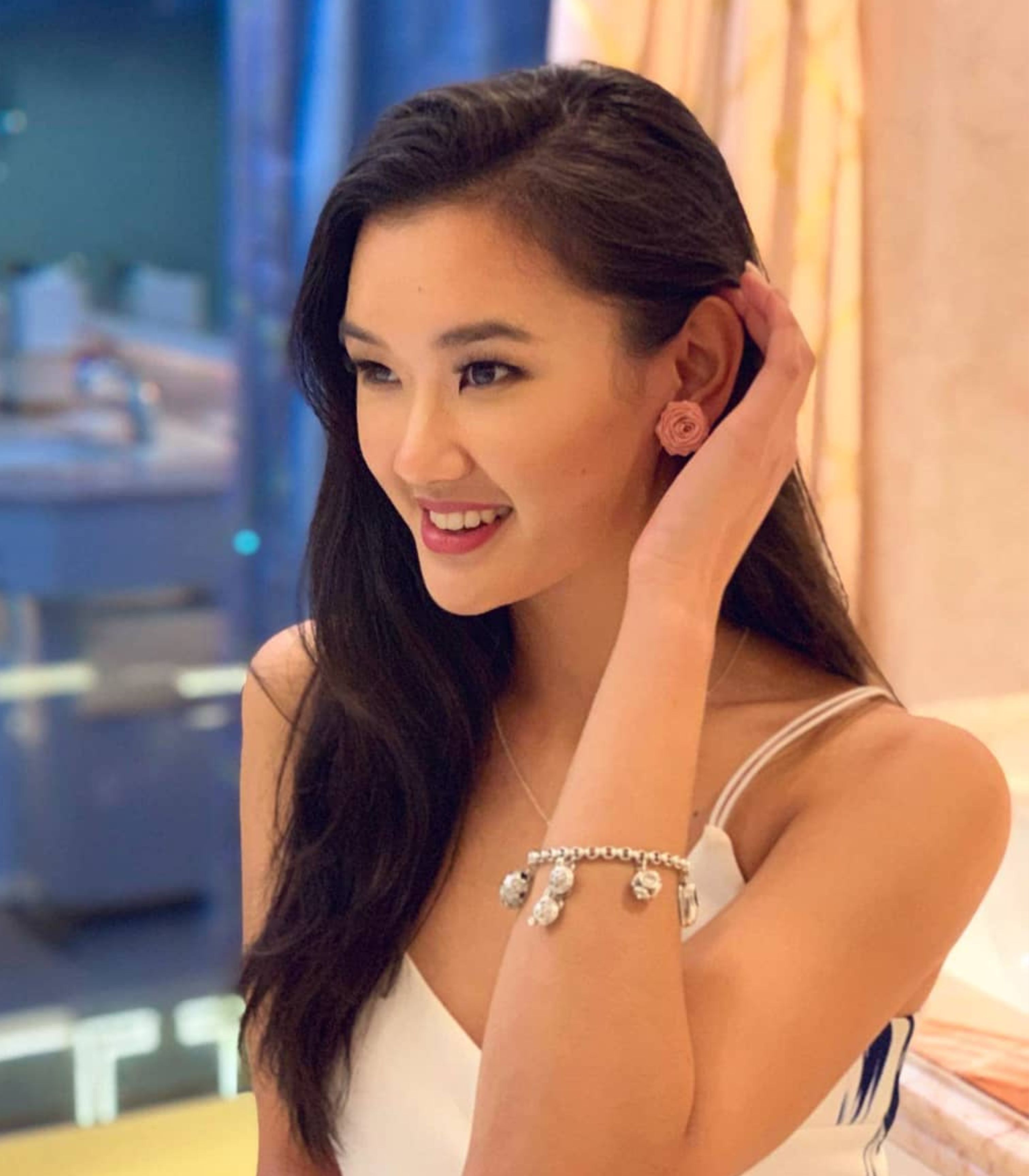 Rosas Earrings in Blush Pink - Punique
