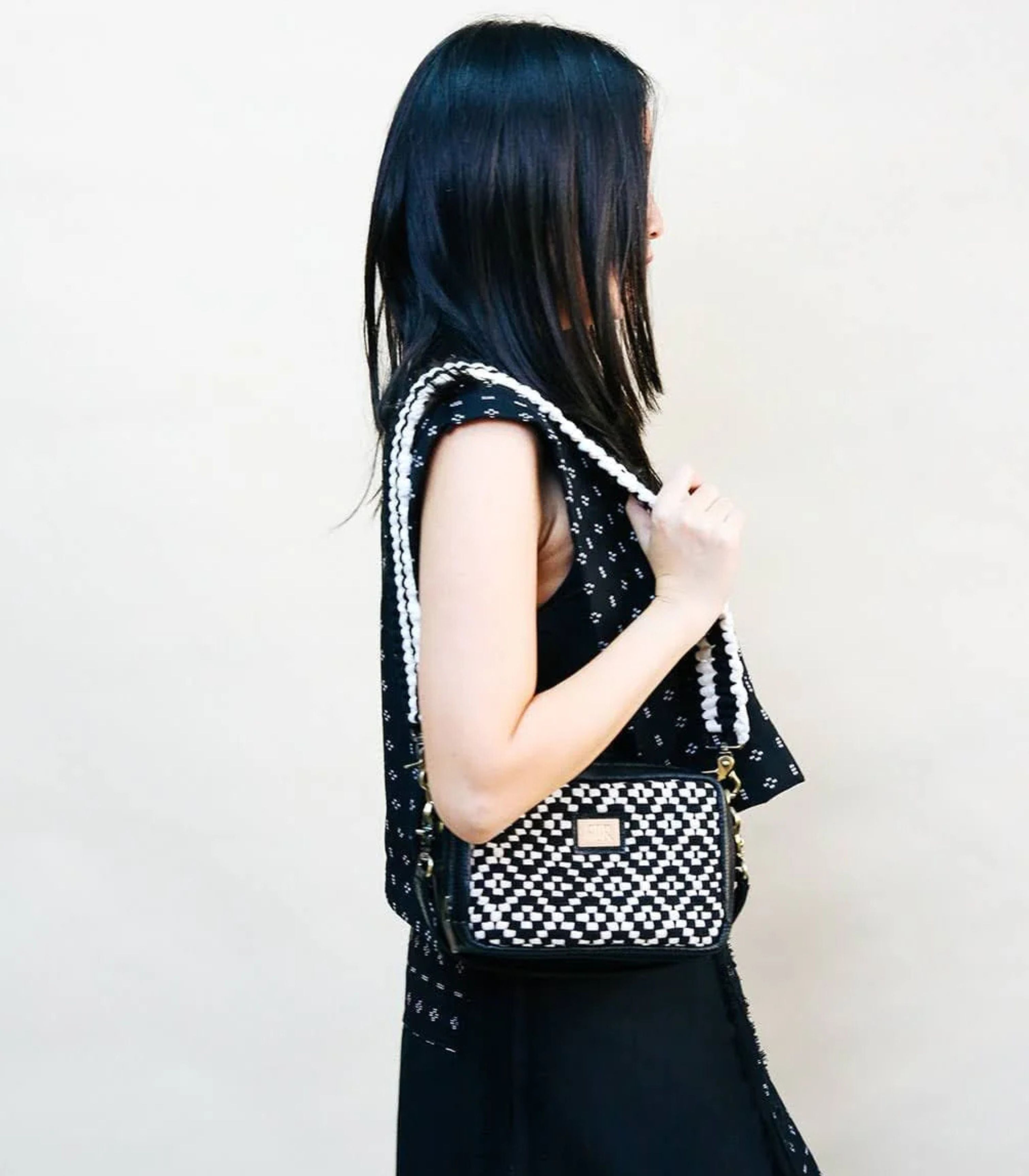 Bento Bag Diamond Black & White - R2R