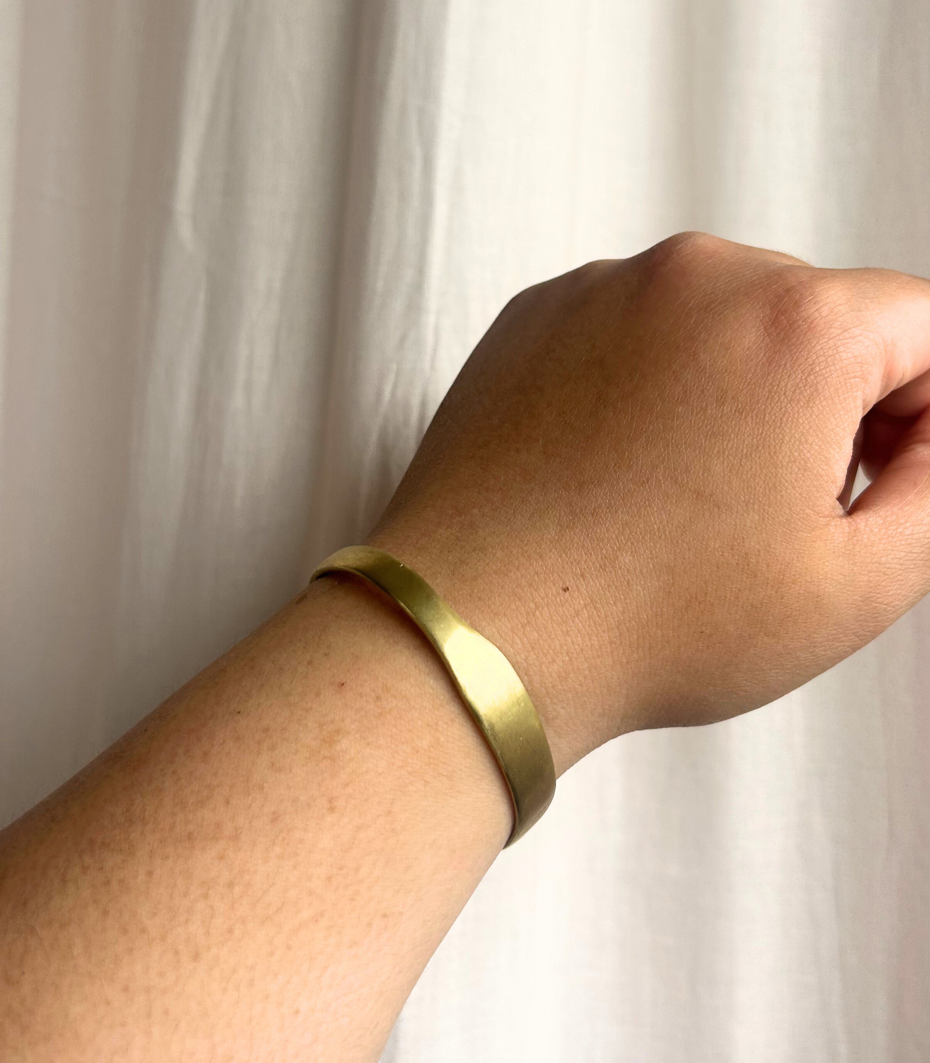 Kwa Oar Brass Cuff Bracelet 
 - Sesotunawa