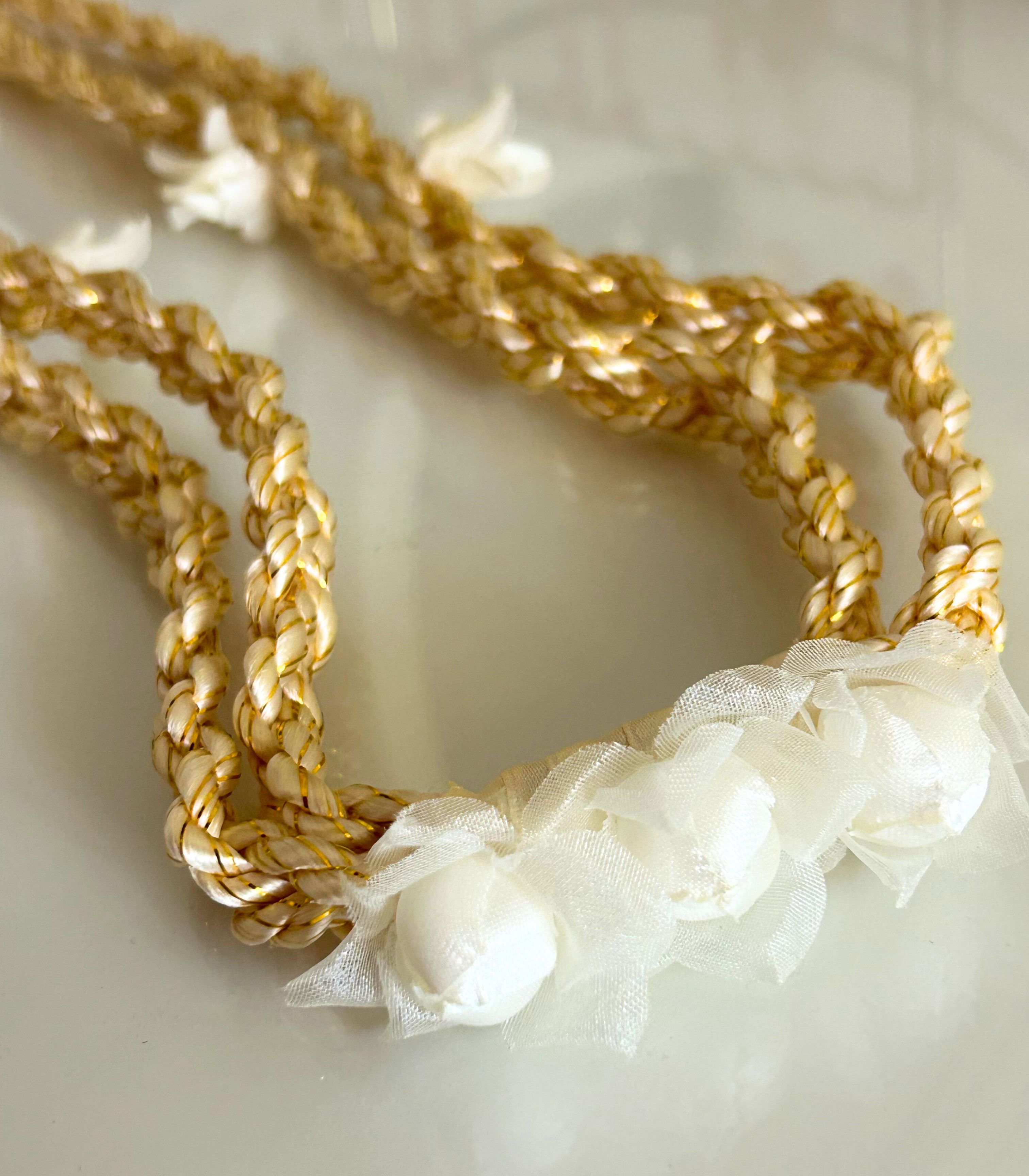 Golden Bloom Yugal Unity Cord - The Wedding Library