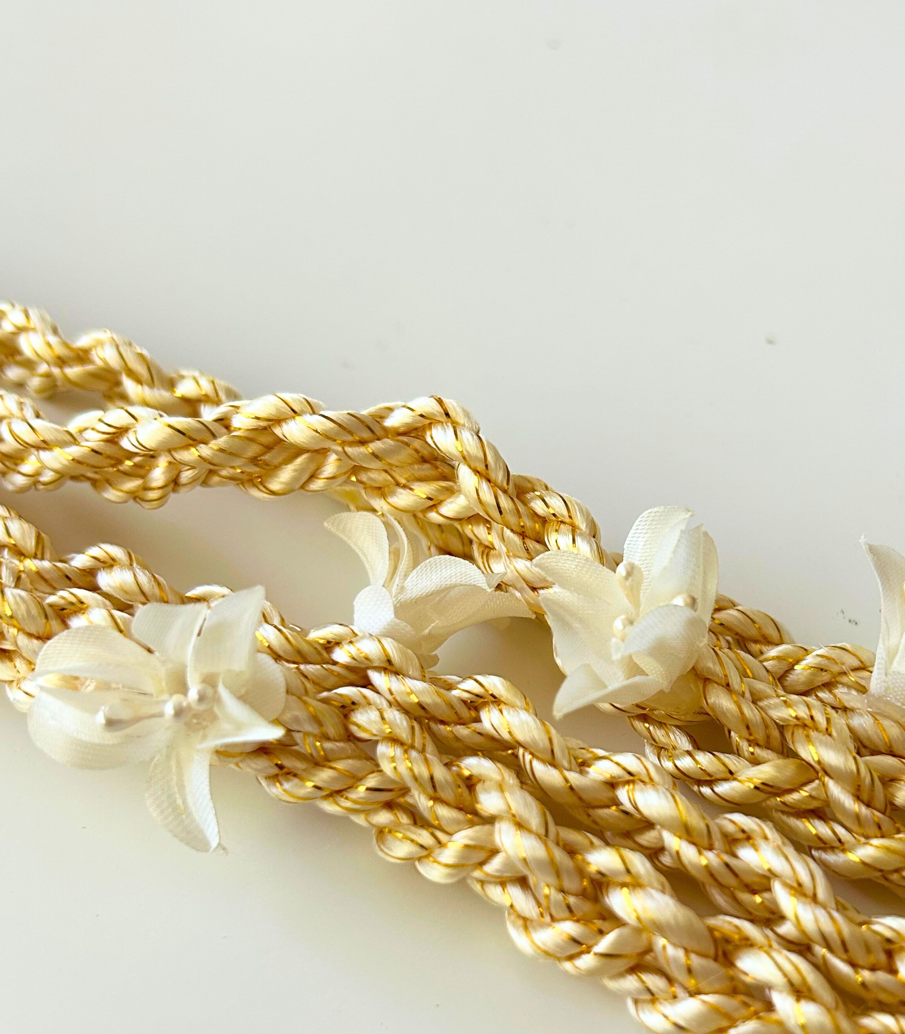 Golden Bloom Yugal Unity Cord - The Wedding Library