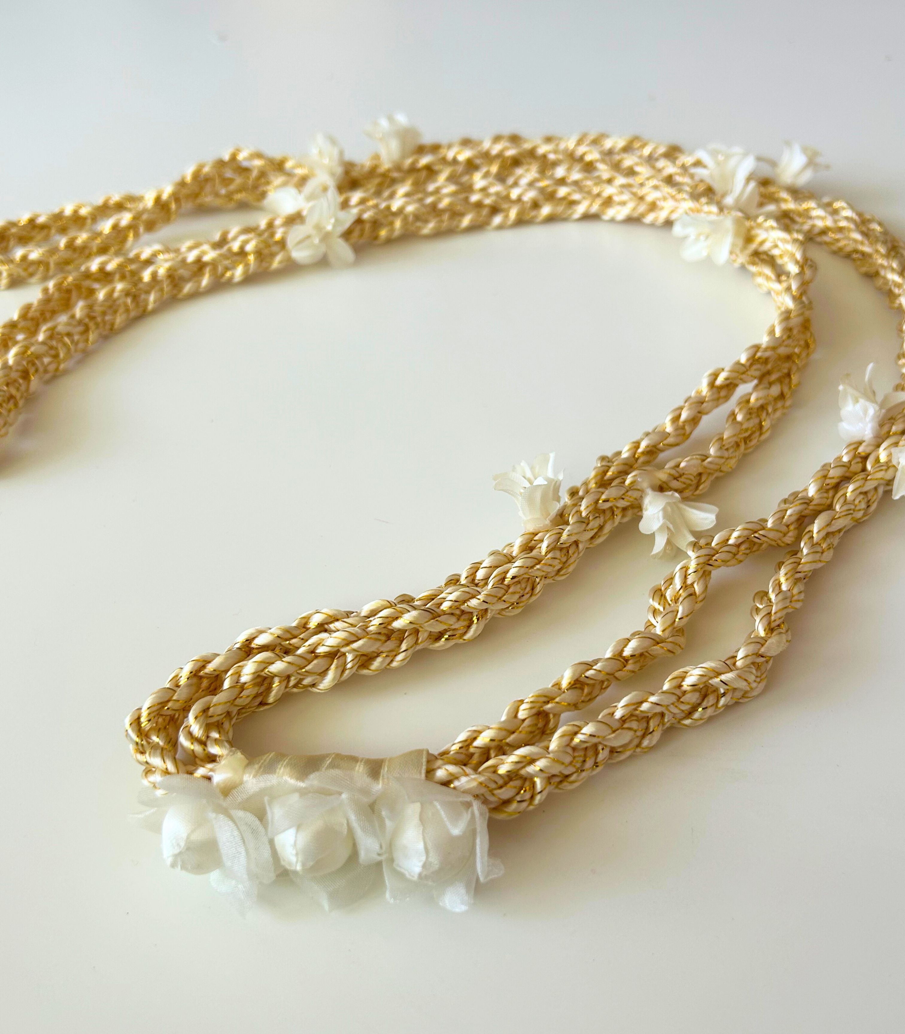 Golden Bloom Yugal Unity Cord - The Wedding Library