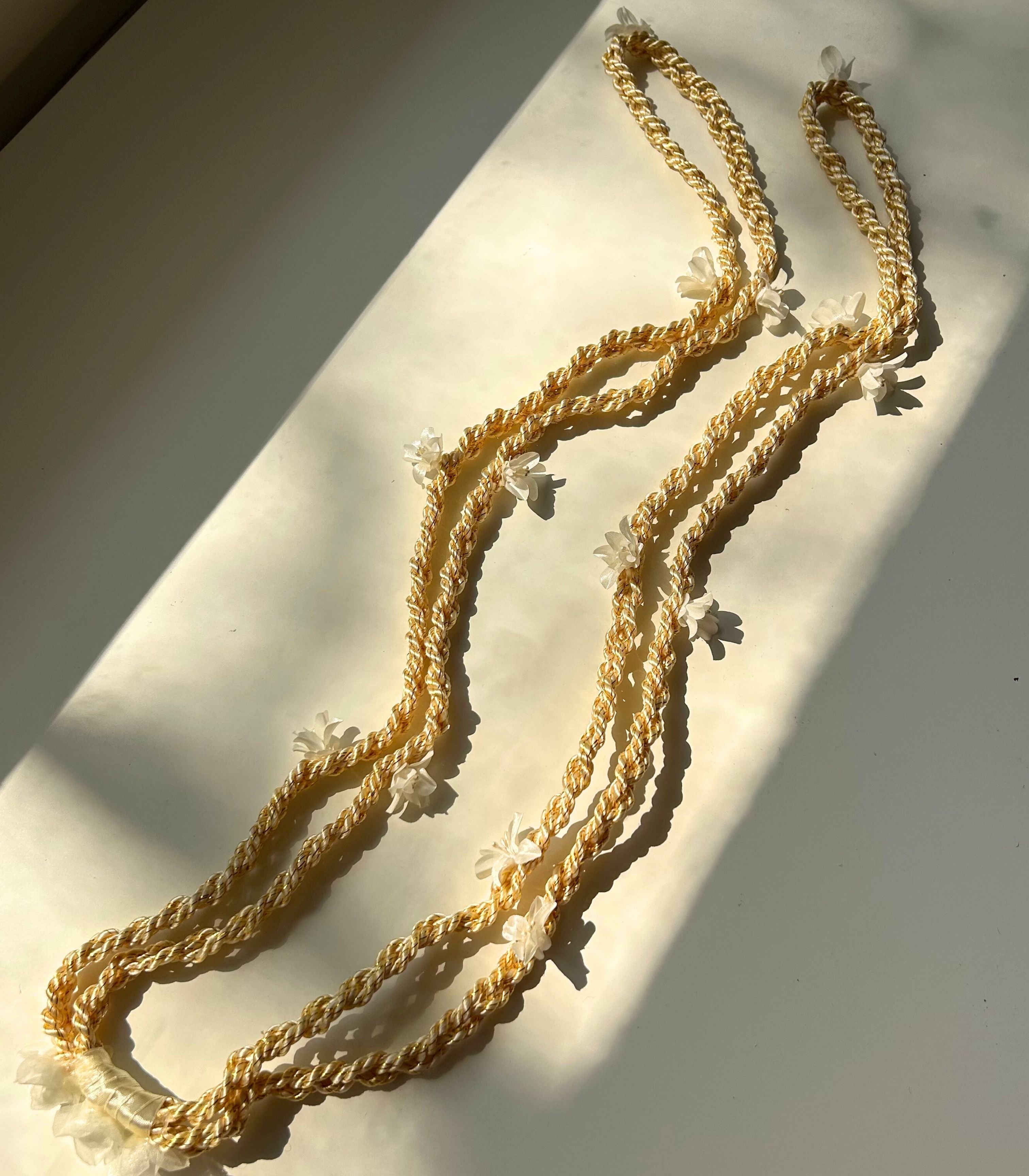 Golden Bloom Yugal Unity Cord - The Wedding Library