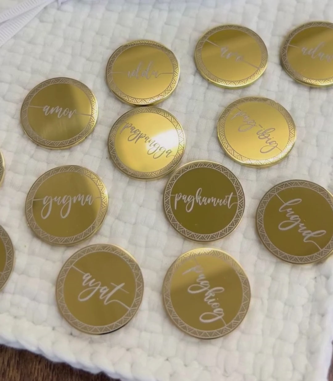 Love & Blossoms Unity Coins - Para Ti Designs