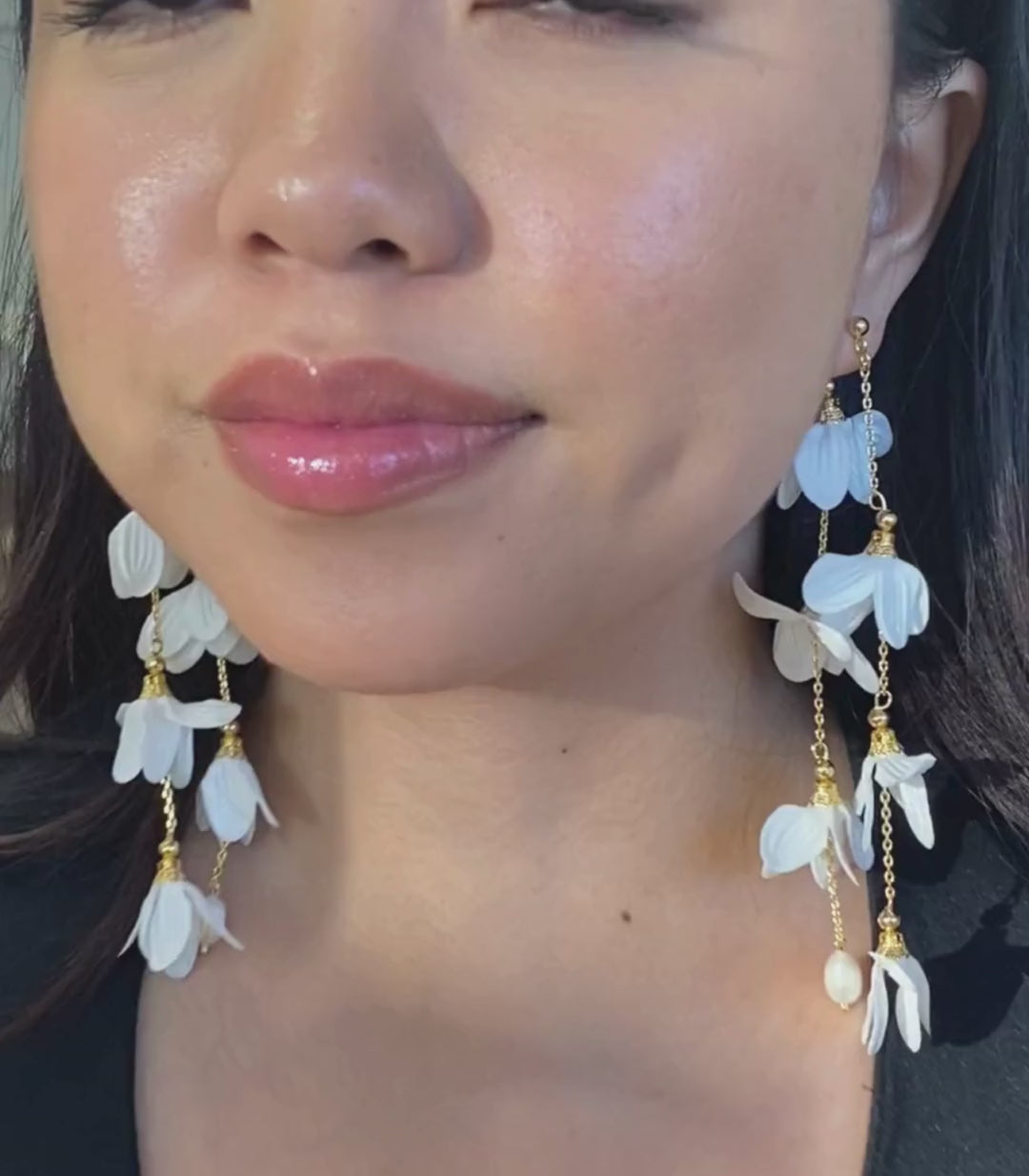 Caida Bloom Pearl Drops - Arete