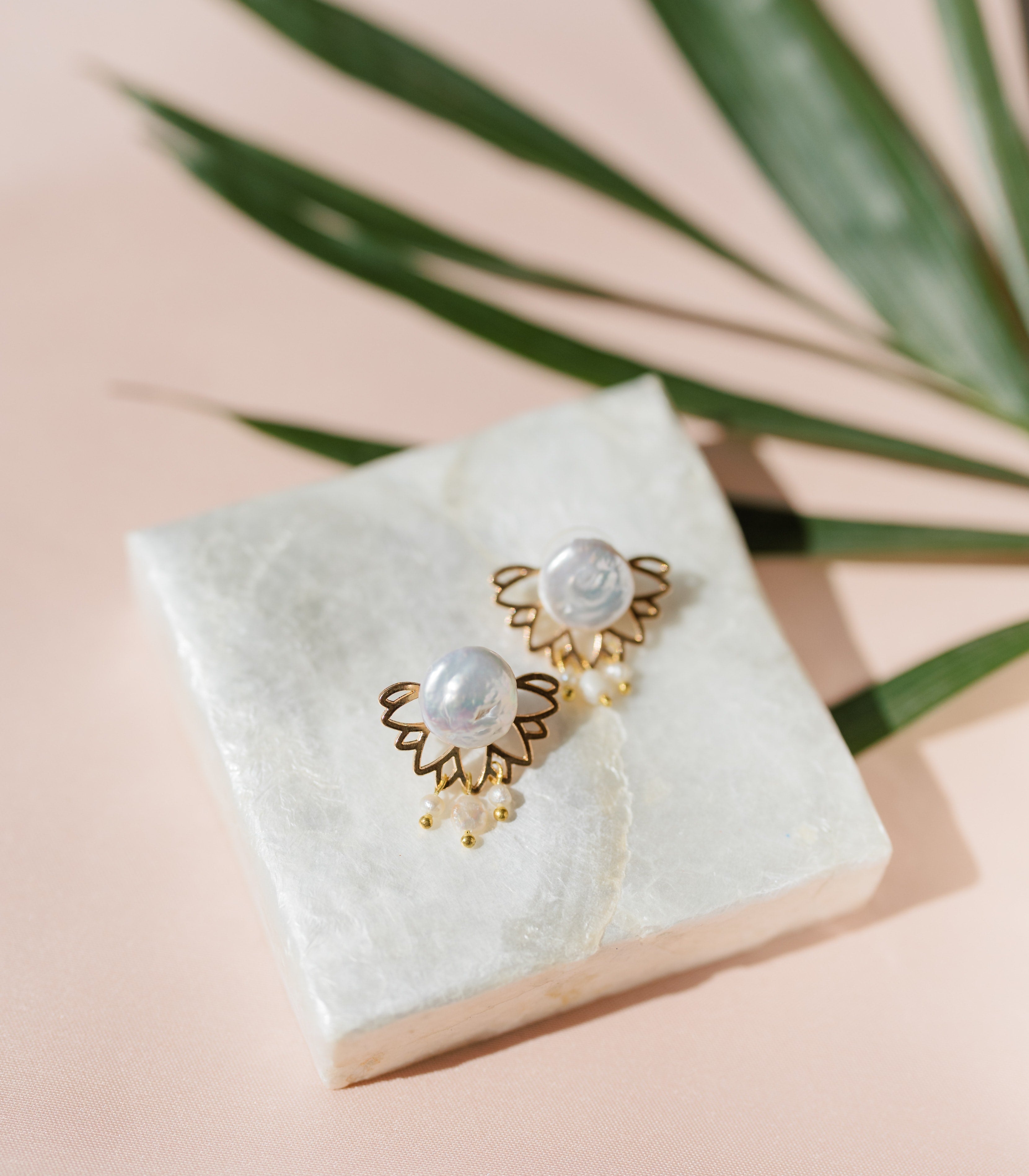 Perla Cora Stack Earrings - Arete