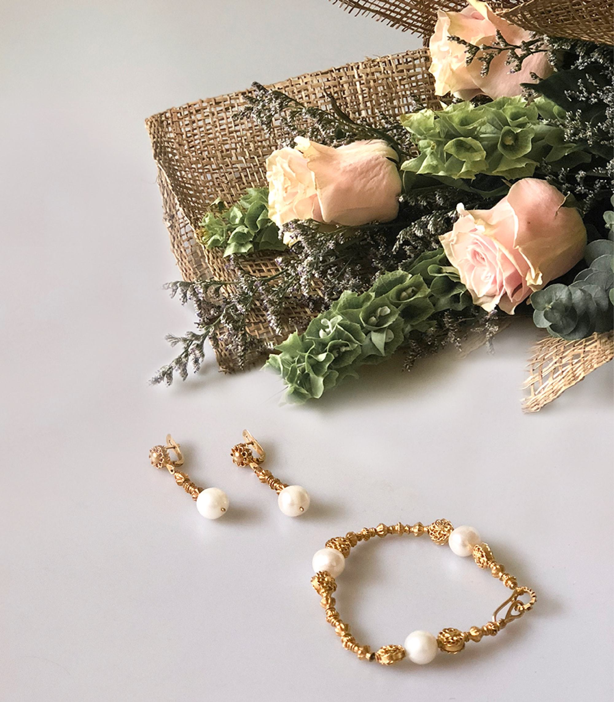 Pearl Tambourin Bracelet - AMAMI