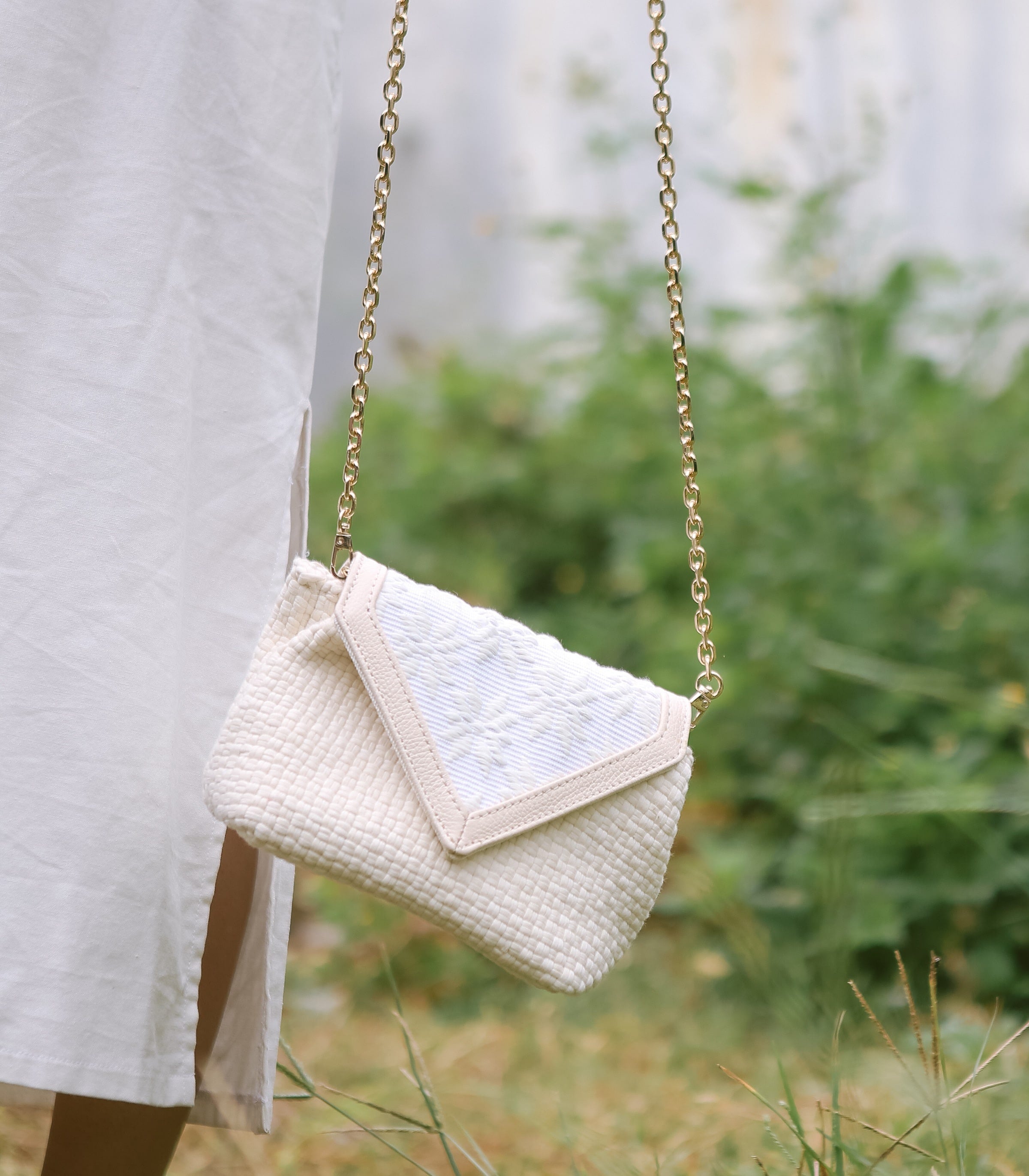 Zelda Sling Bag - Beige - Rag2Riches
