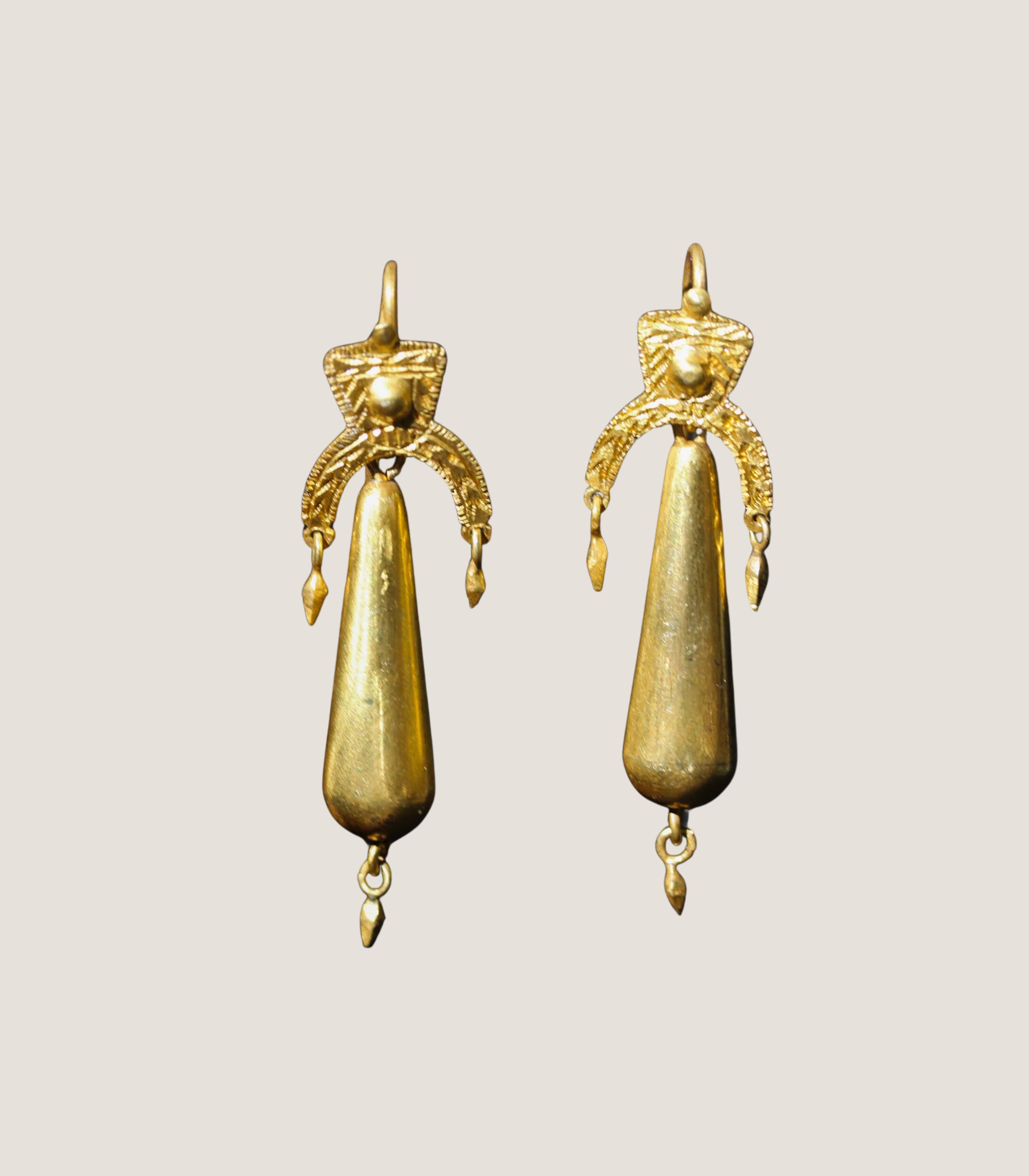 Bumbolya Ivatan Gold Eardrops - AMAMI