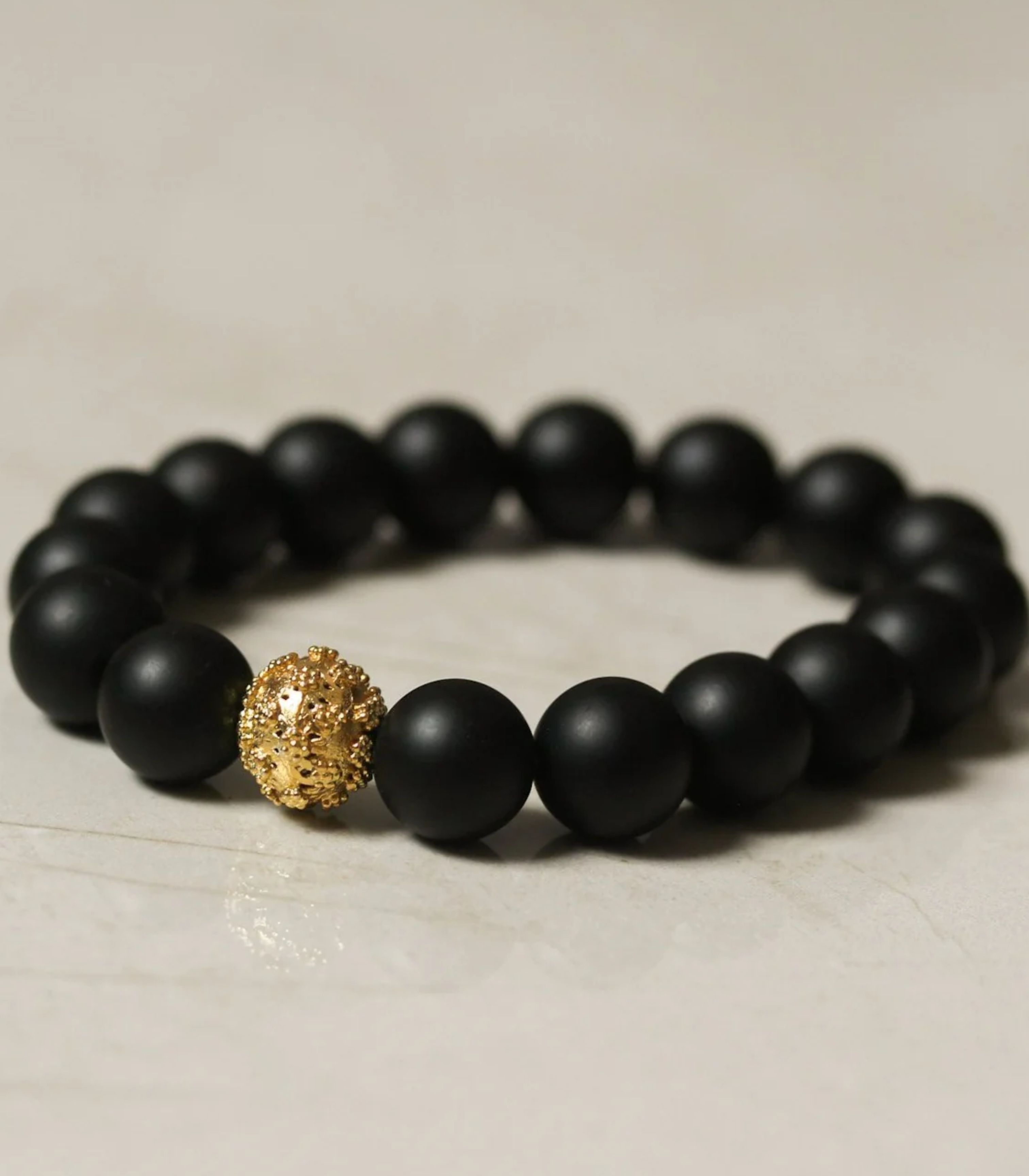 Buwan Tambourine Bracelet in Black - AMAMI
