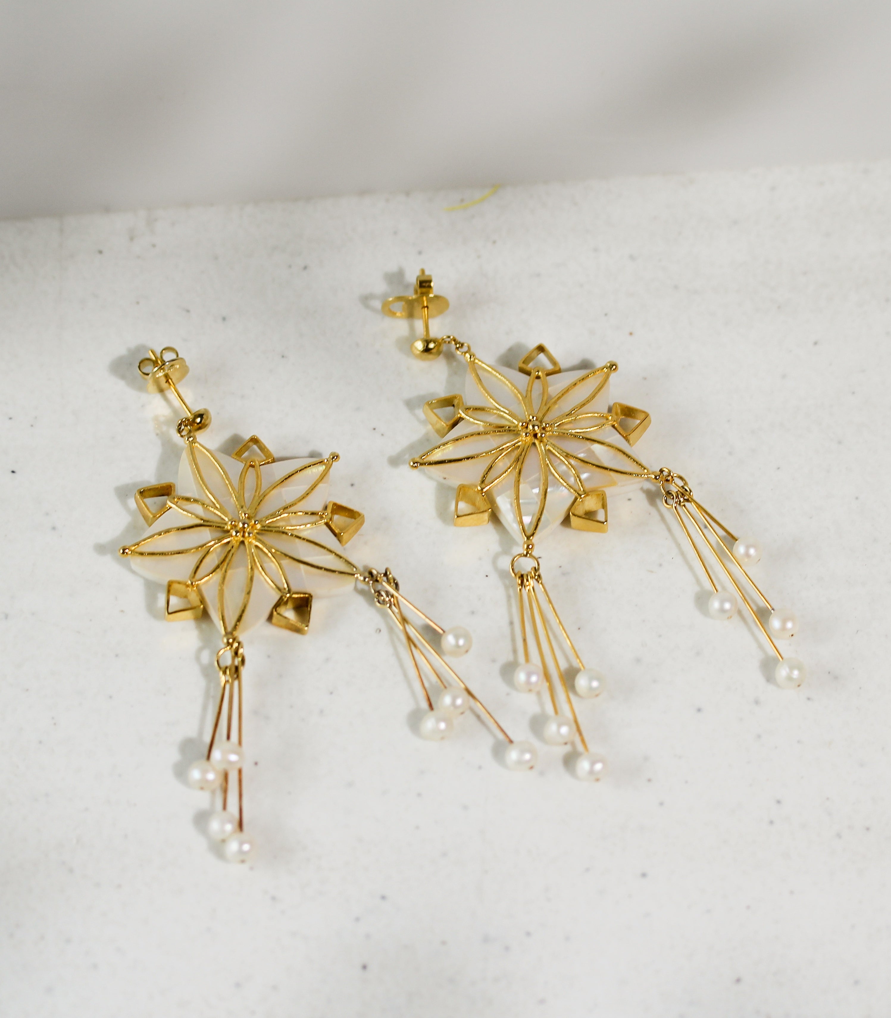 Parol Capiz Shell Earrings - AMAMI