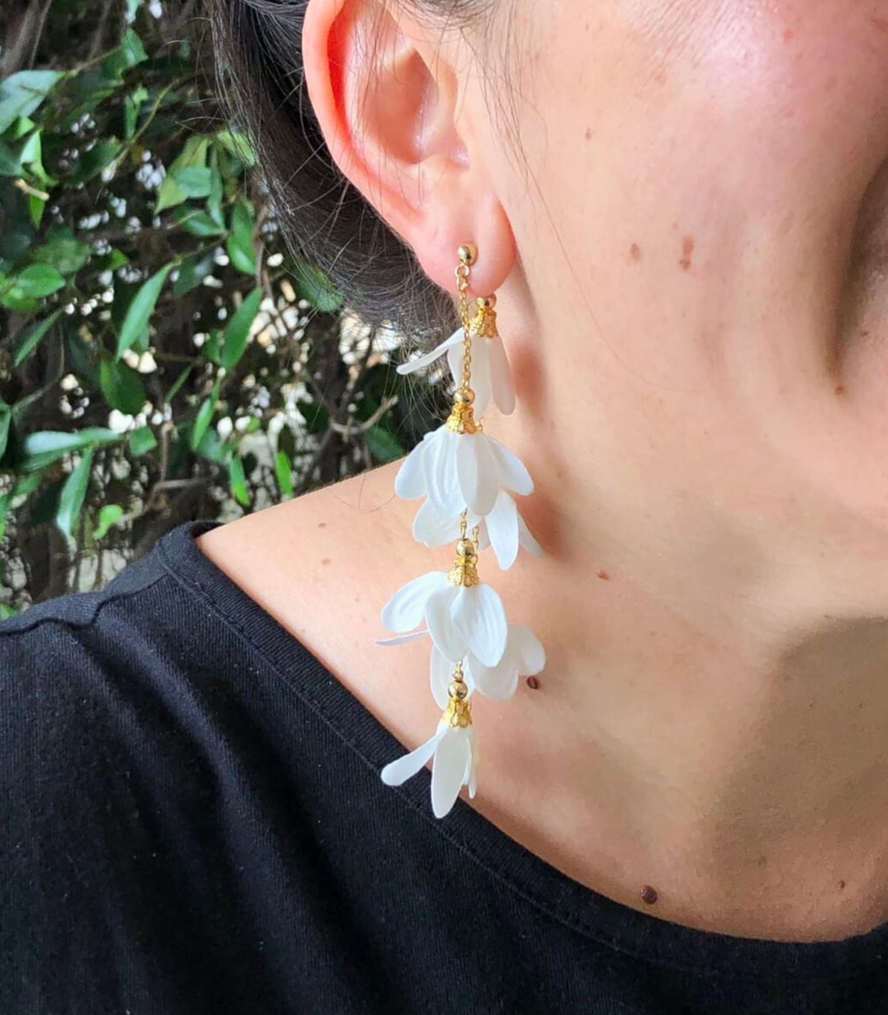 Caida Bloom Pearl Drops - Arete