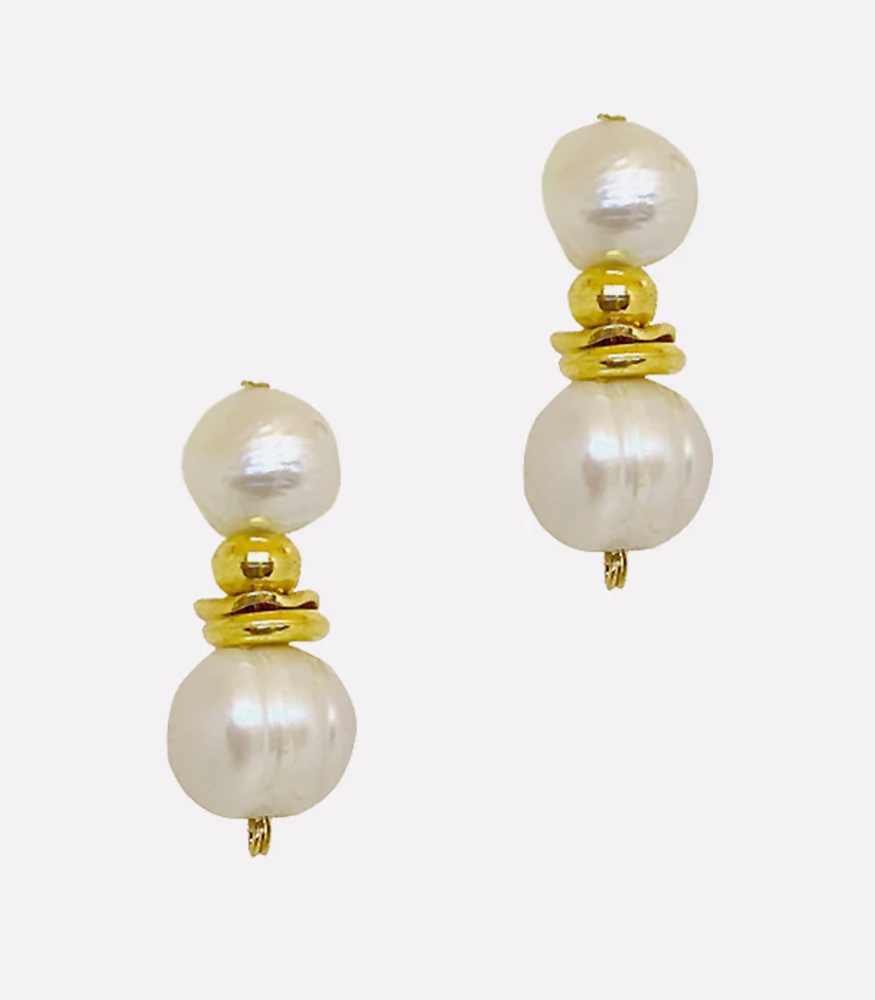 Lluvia Pearl Studs - Arete