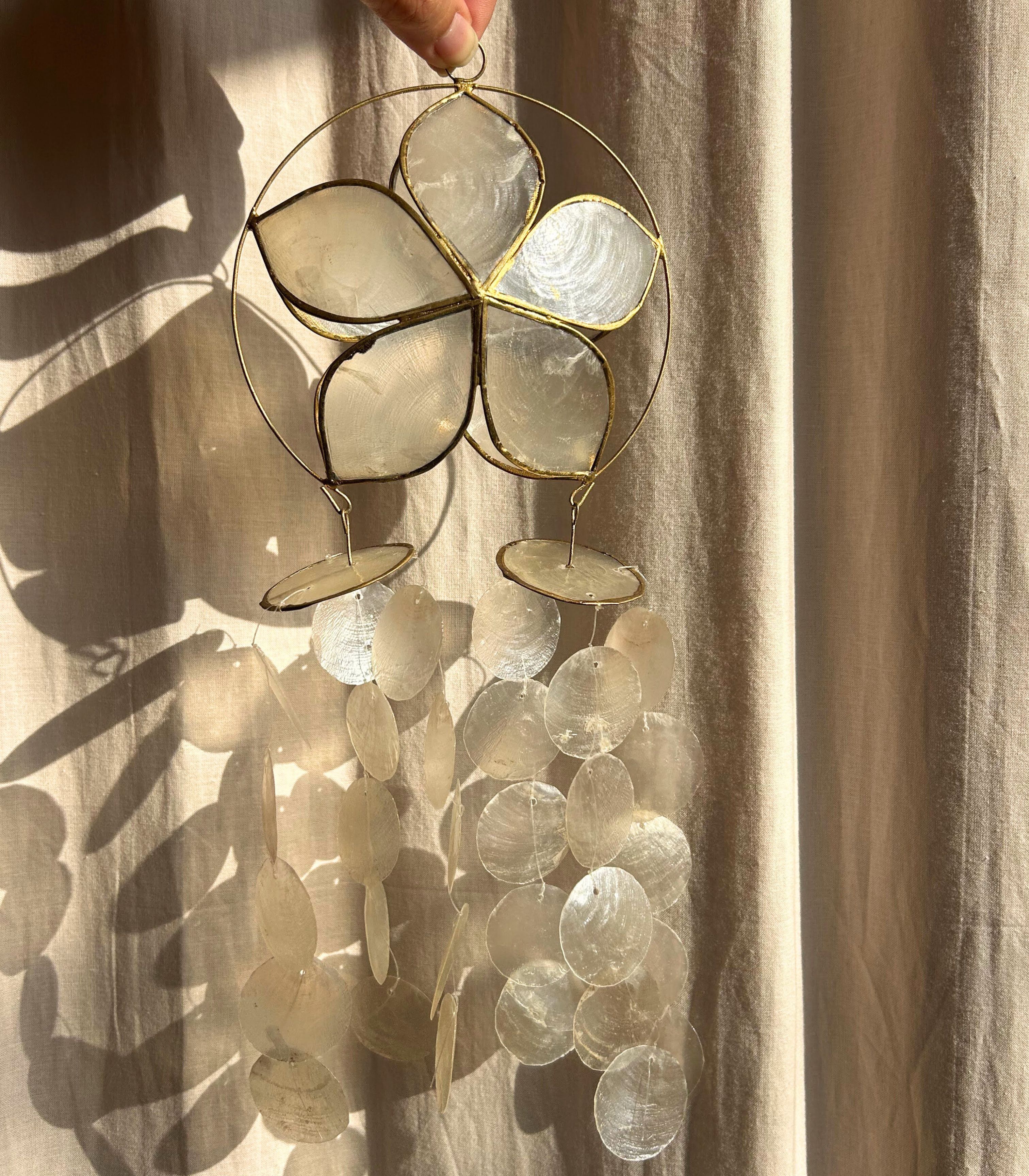 Pasko Capiz Ornaments 5" in Flower - Cambio & Co