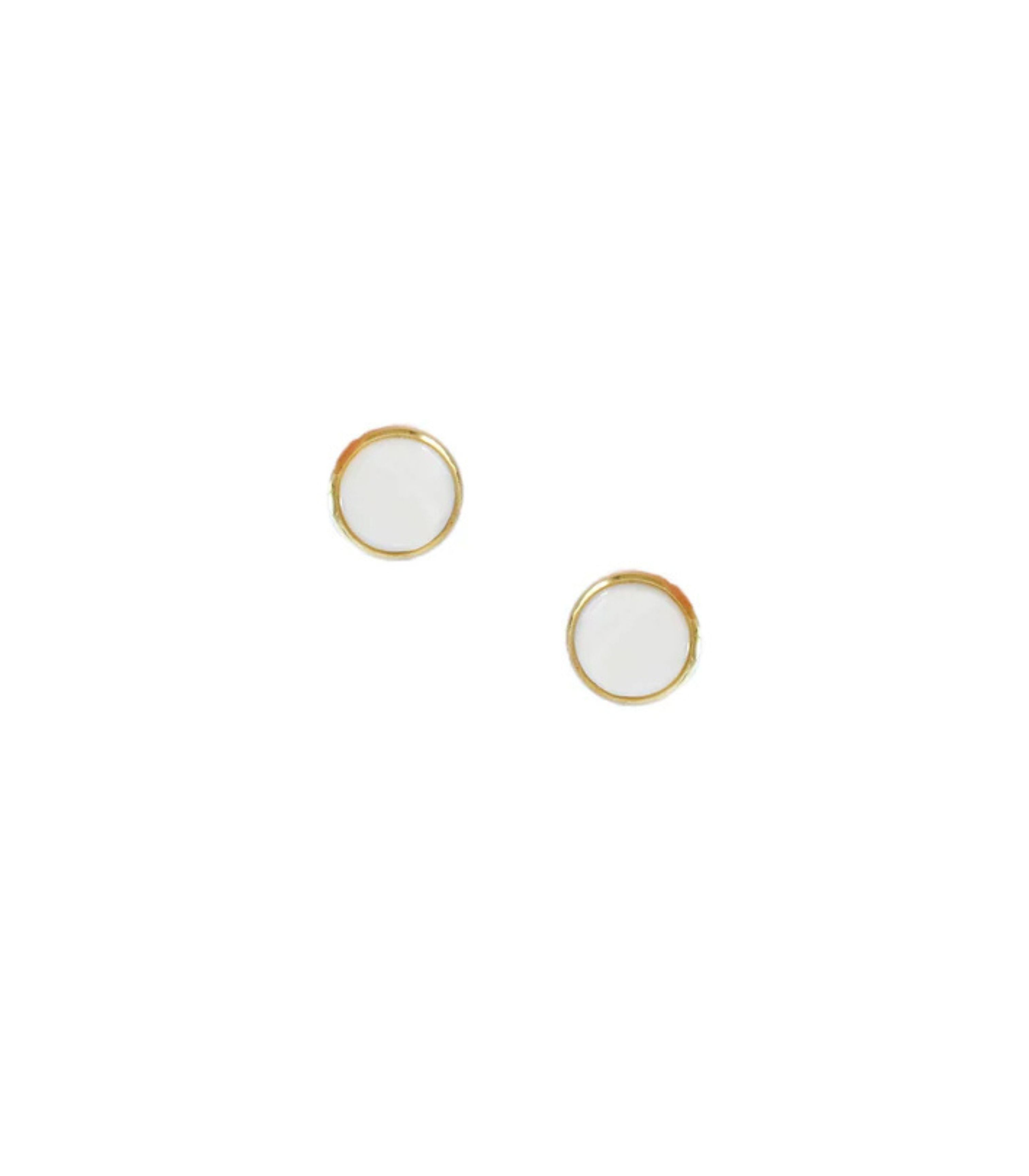 Gina Gold Leaf & Pearl Earrings – Multi-Wear Stud & Dangle in Mother of Pearl - Lily Jewelry