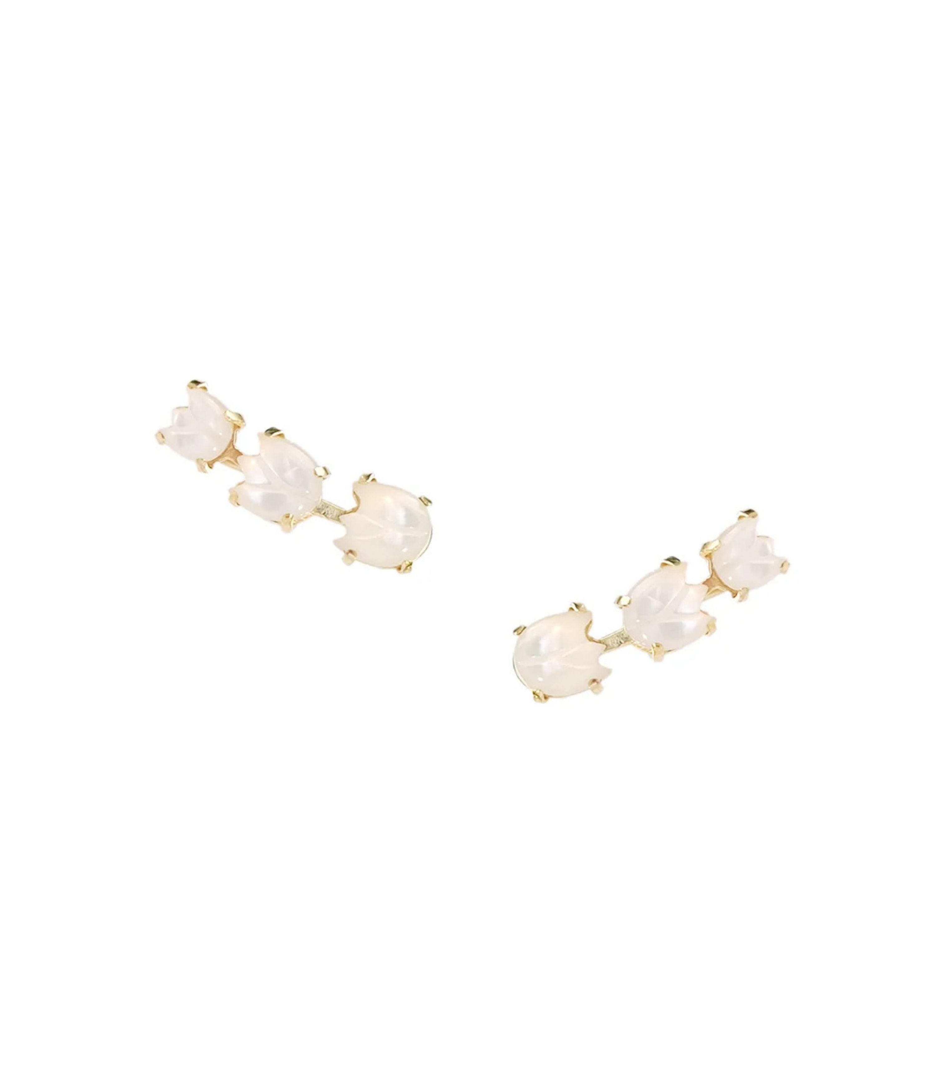 Sampaguita Bud Crawler Earrings - Lily Jewelry