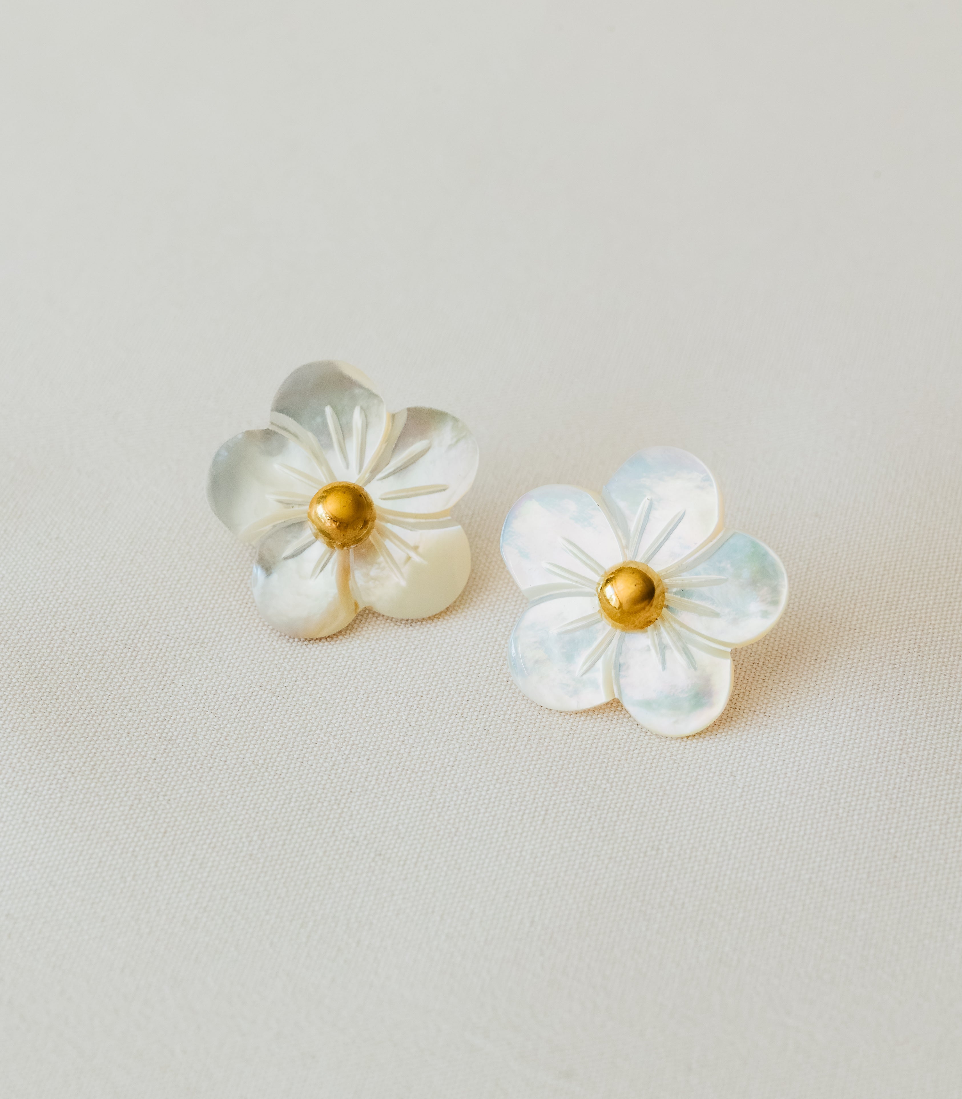 Chuchi Earrings in Mother of Pearl - Lily Jewelry