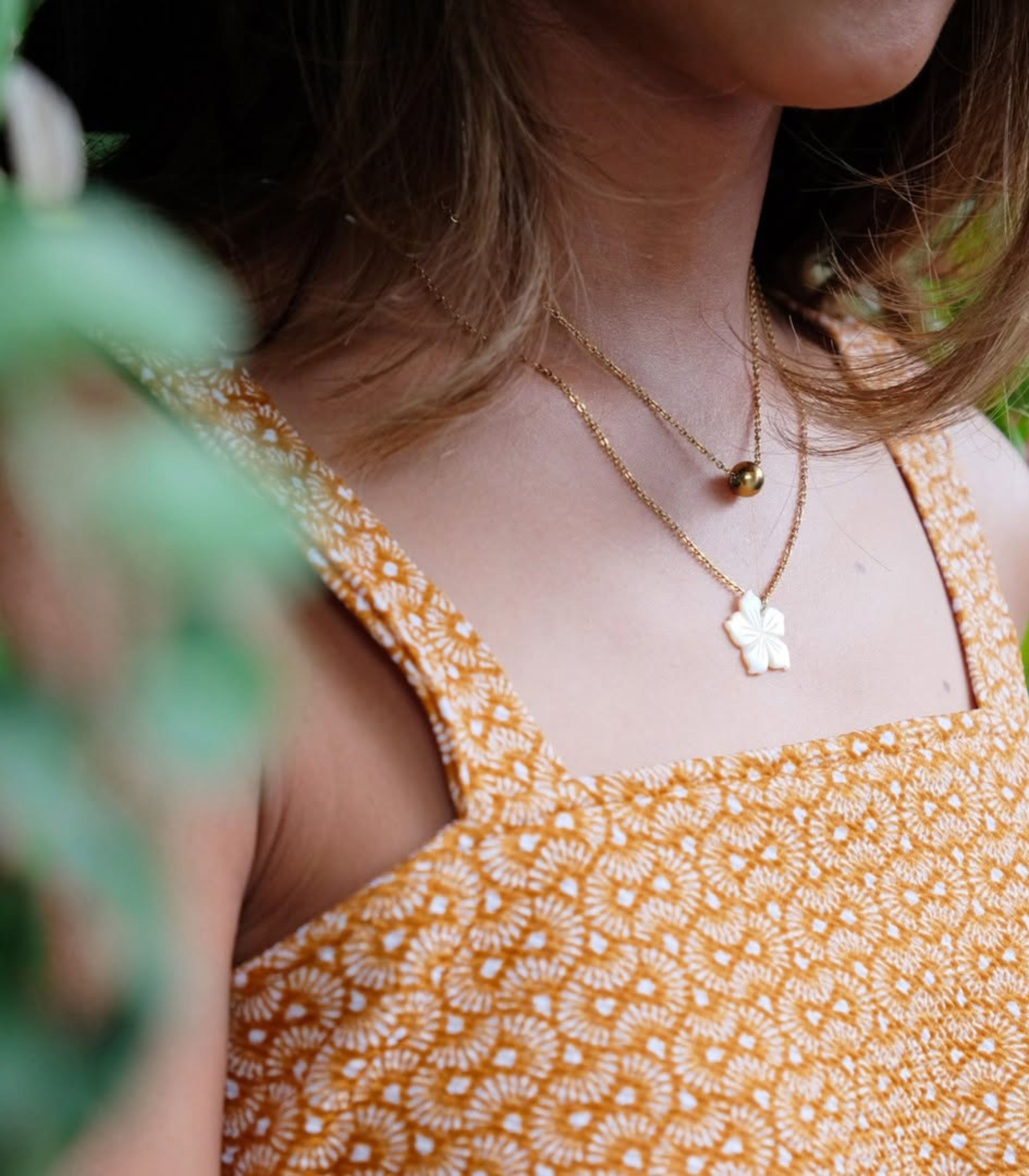 Dini Necklace in Mother of Pearl