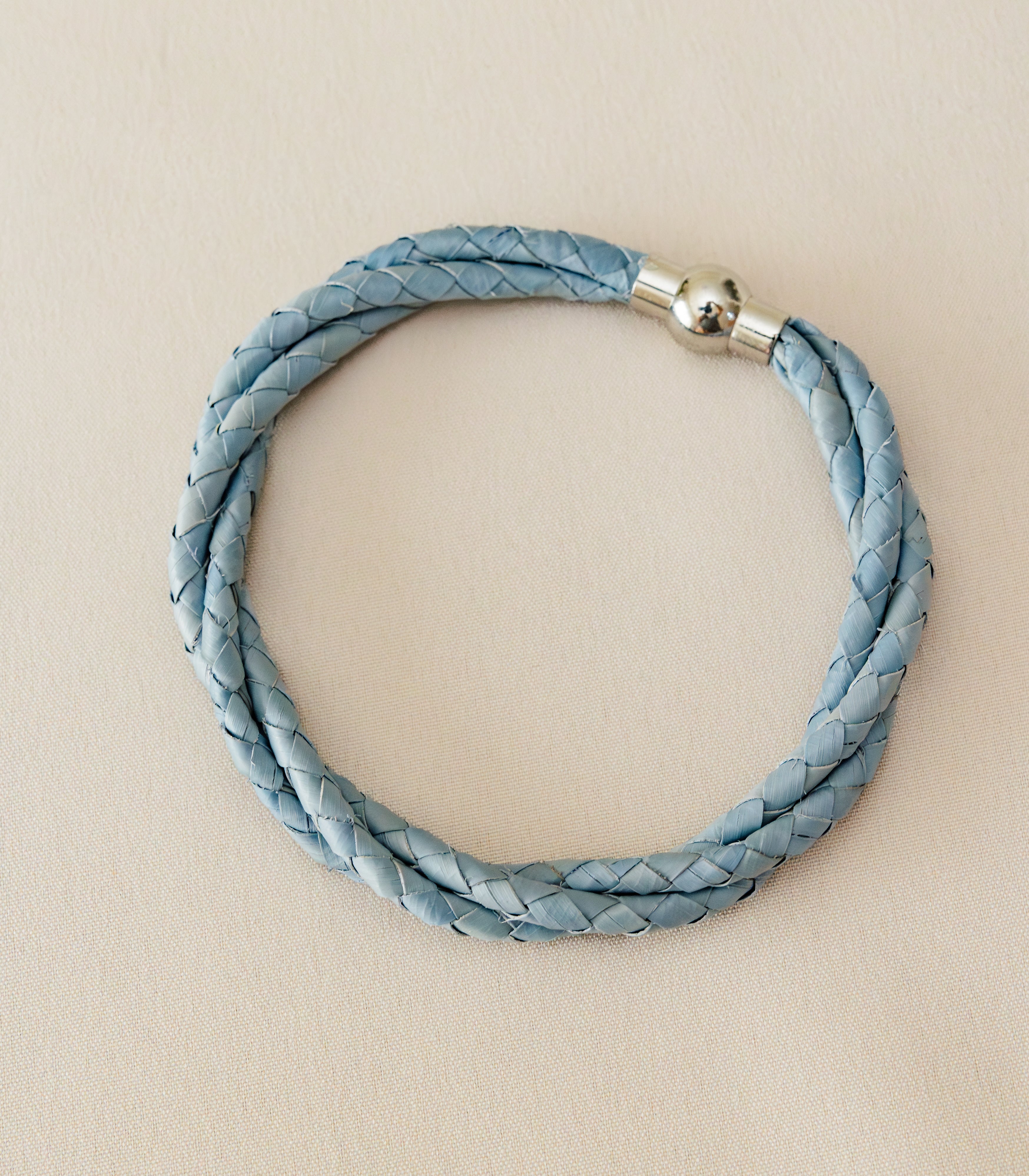 Woven Humaling Lubid Bracelets in Dusty Blue - Punique