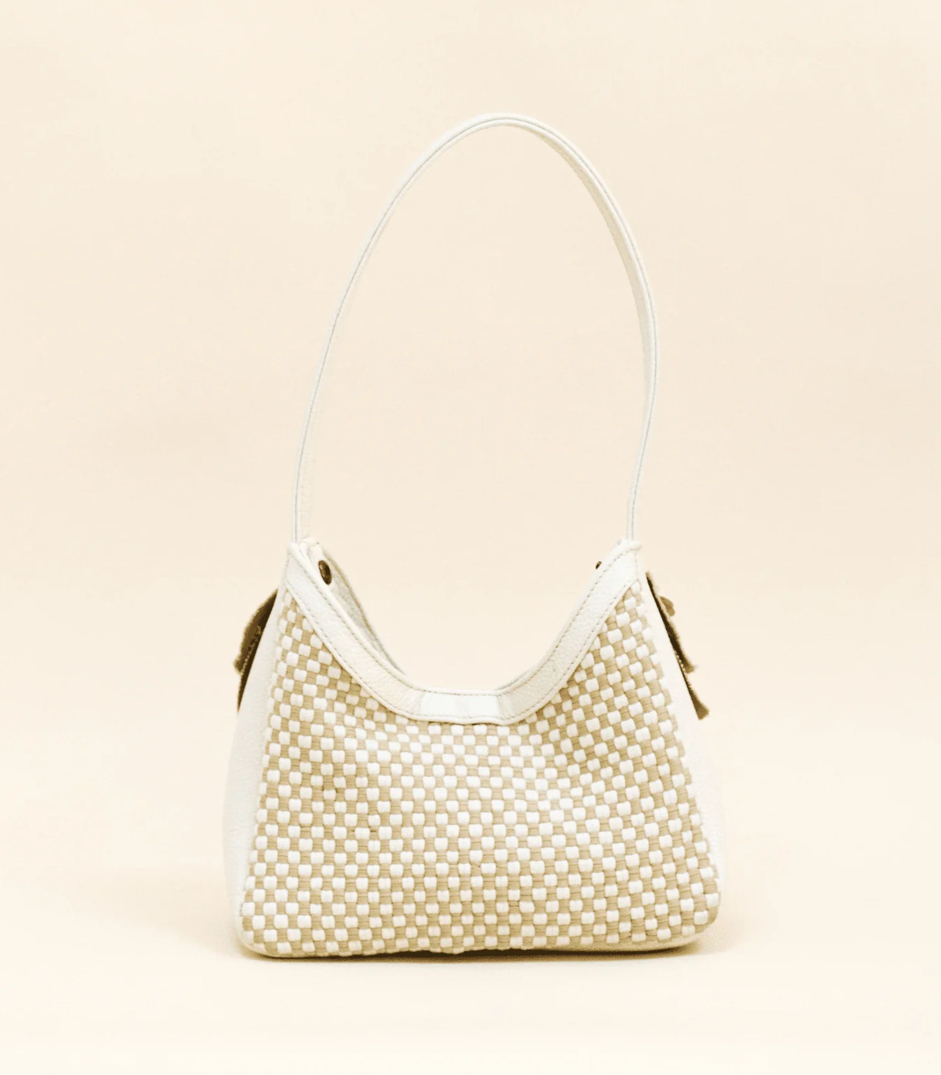 Dangwa Mini Hobo Bag in Beige -Rags2Riches