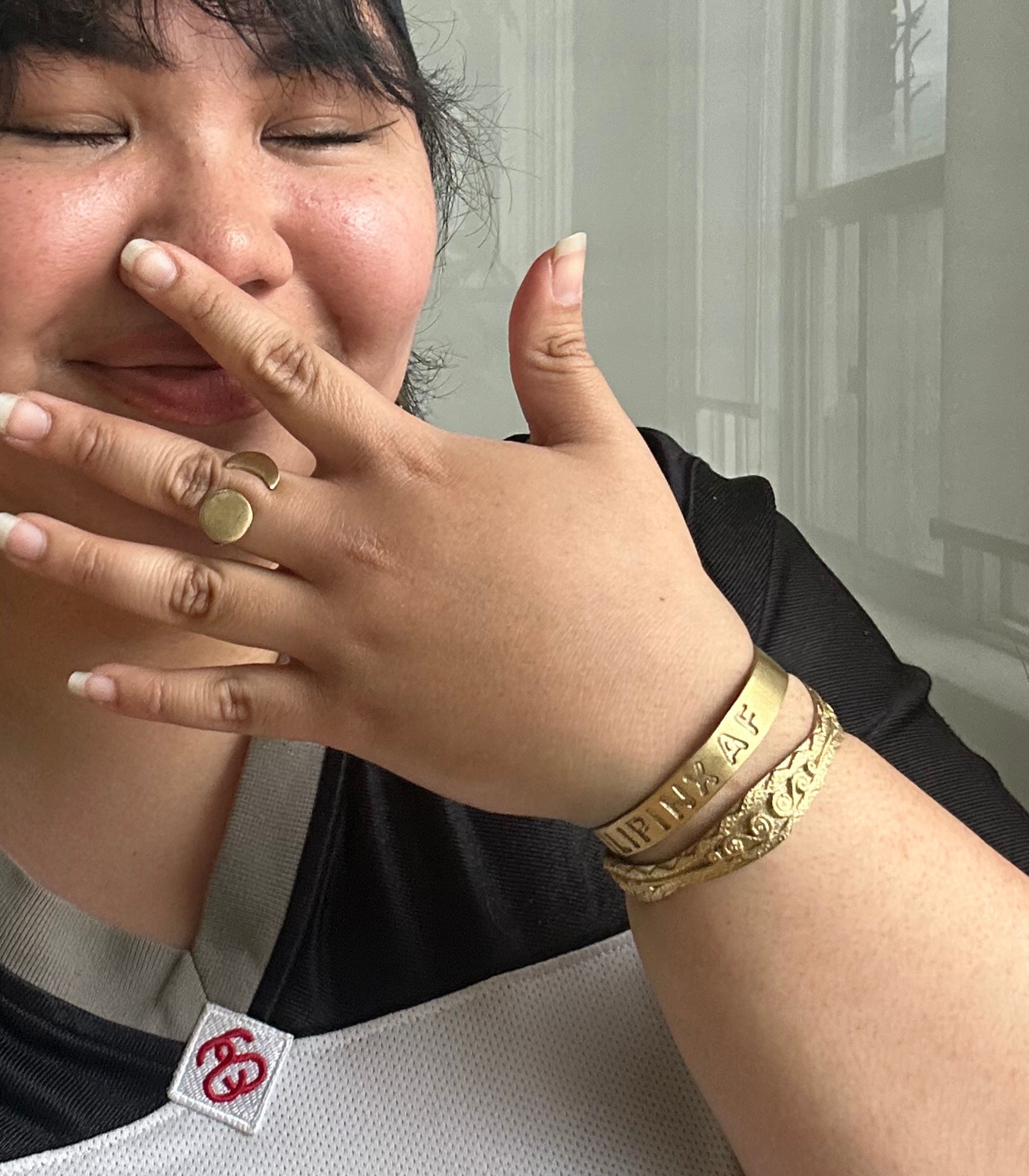 Datu Tboli Crown Brass Bangle