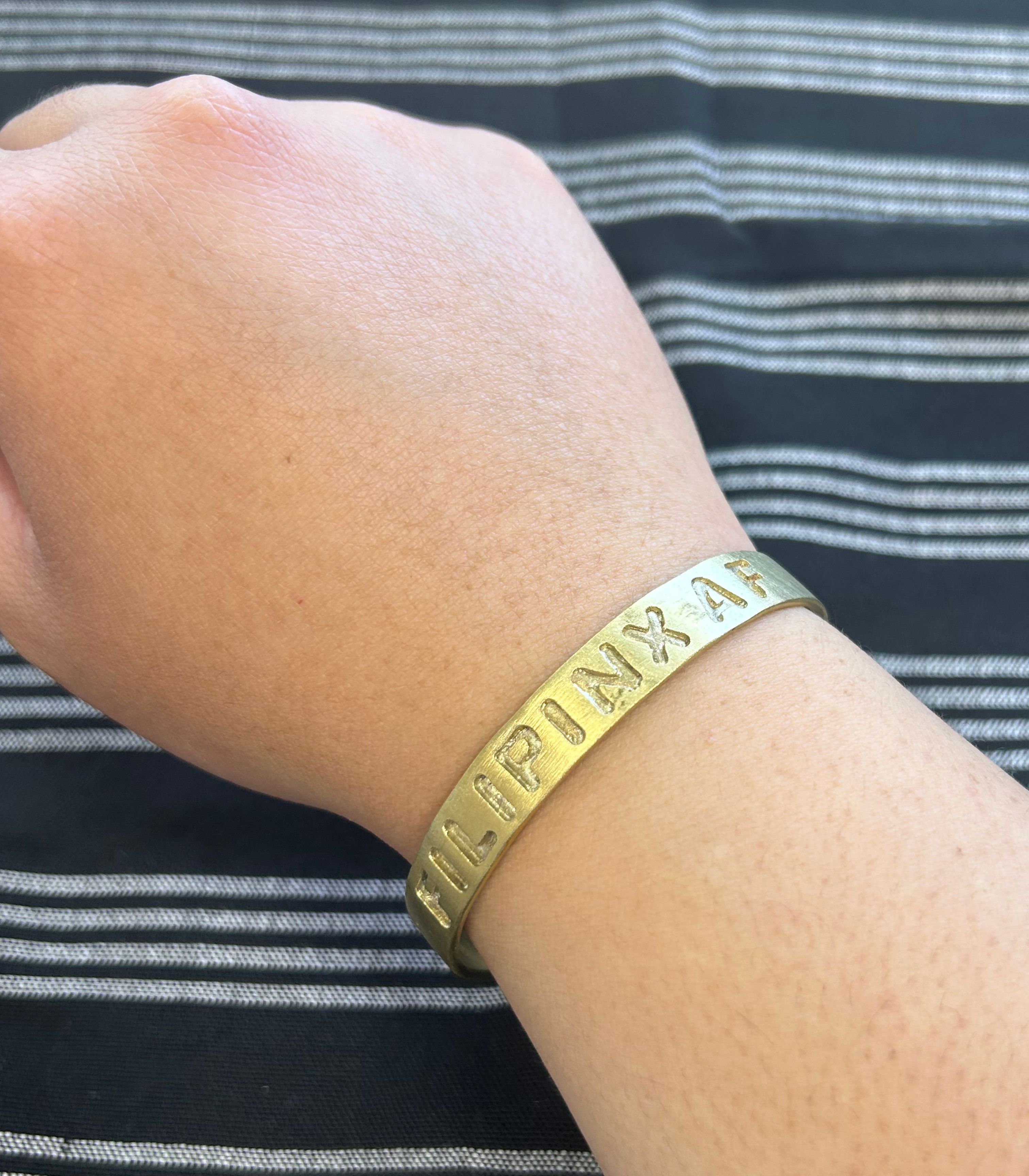 Filipinx AF Brass Bangle - Sesotunawa