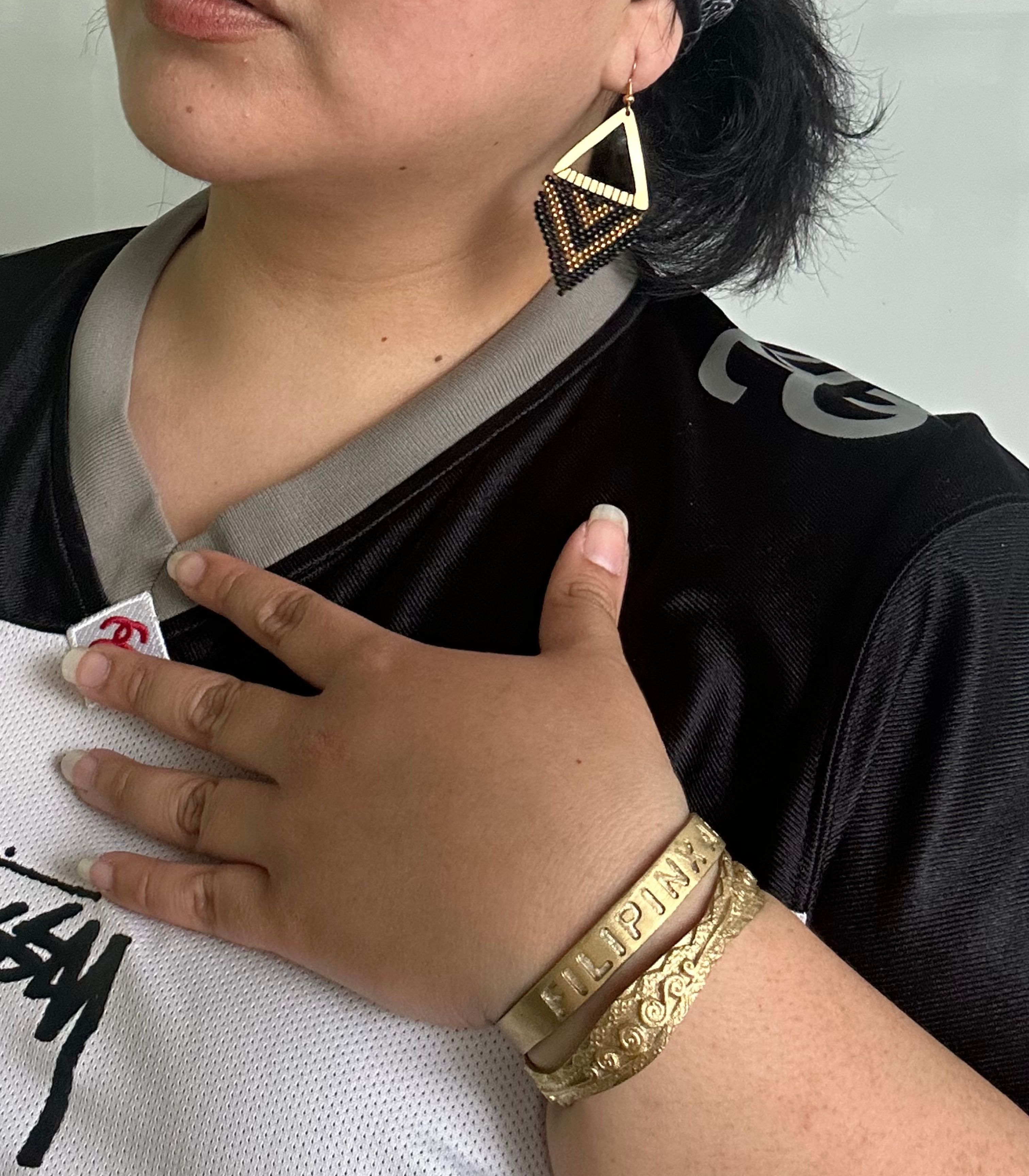 Filipinx AF Brass Bangle