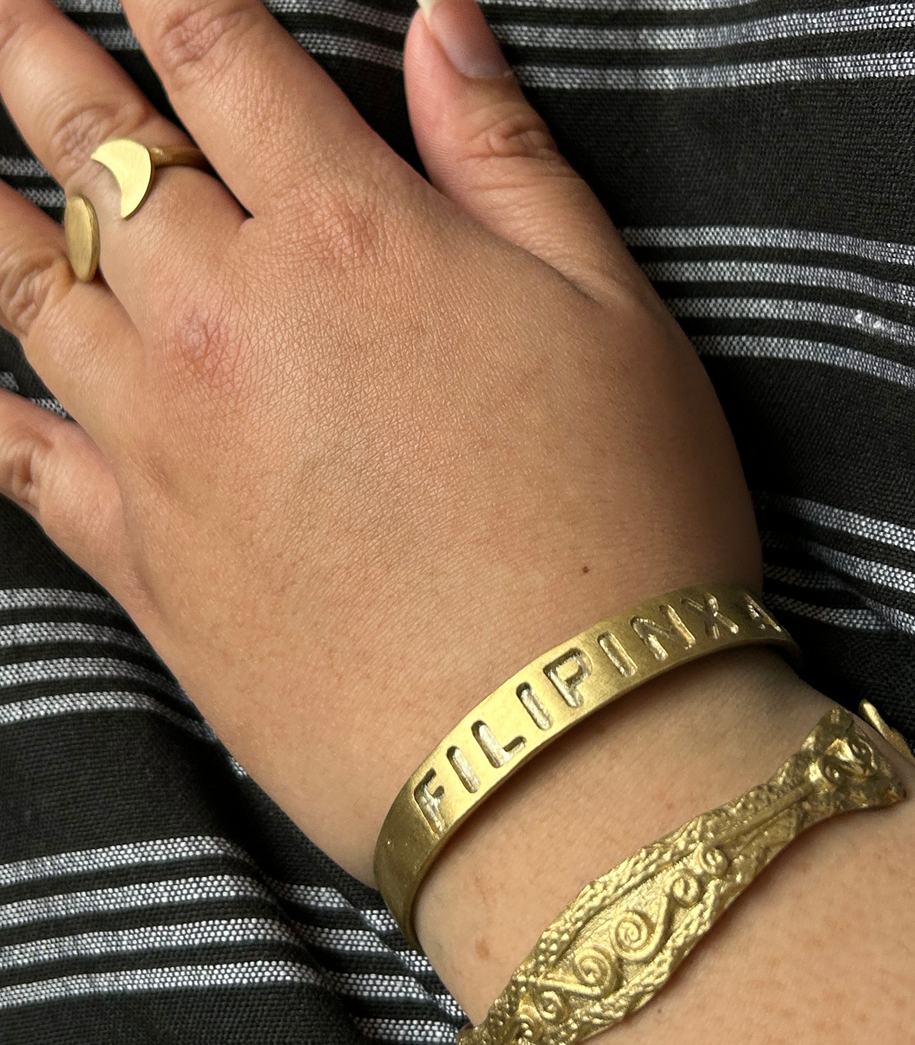 Filipinx AF Brass Bangle - Sesotunawa