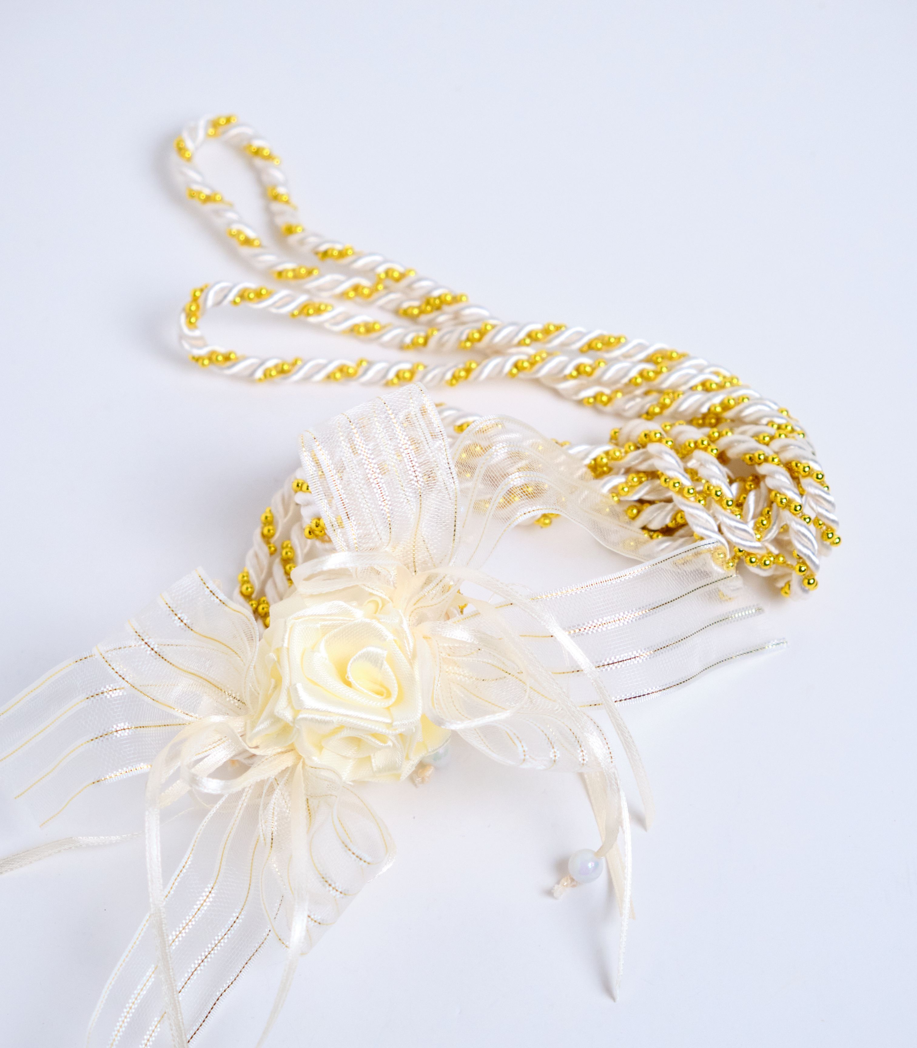 Rosette Yugal Unity Cord in Ecru - The Wedding Library