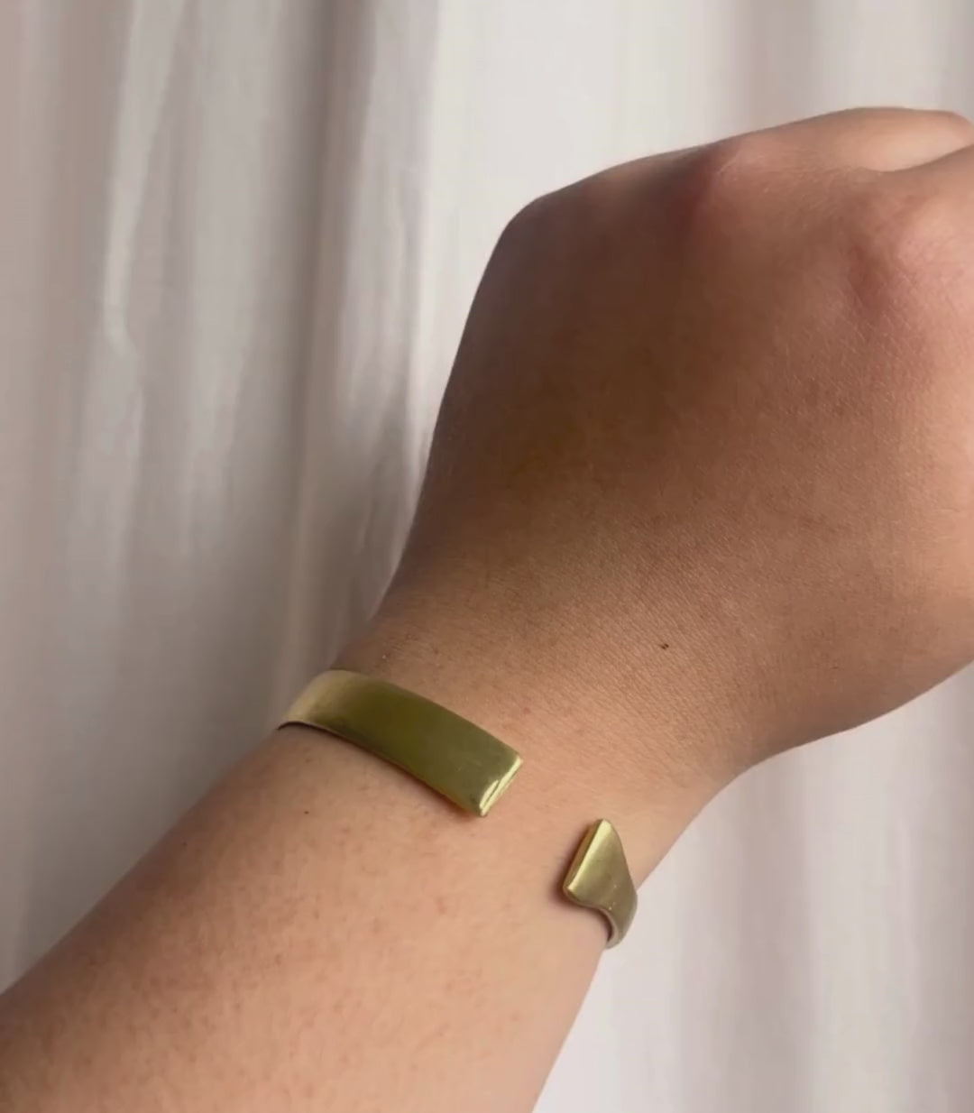 Kwa Oar Brass Cuff Bracelet - Sesotunawa