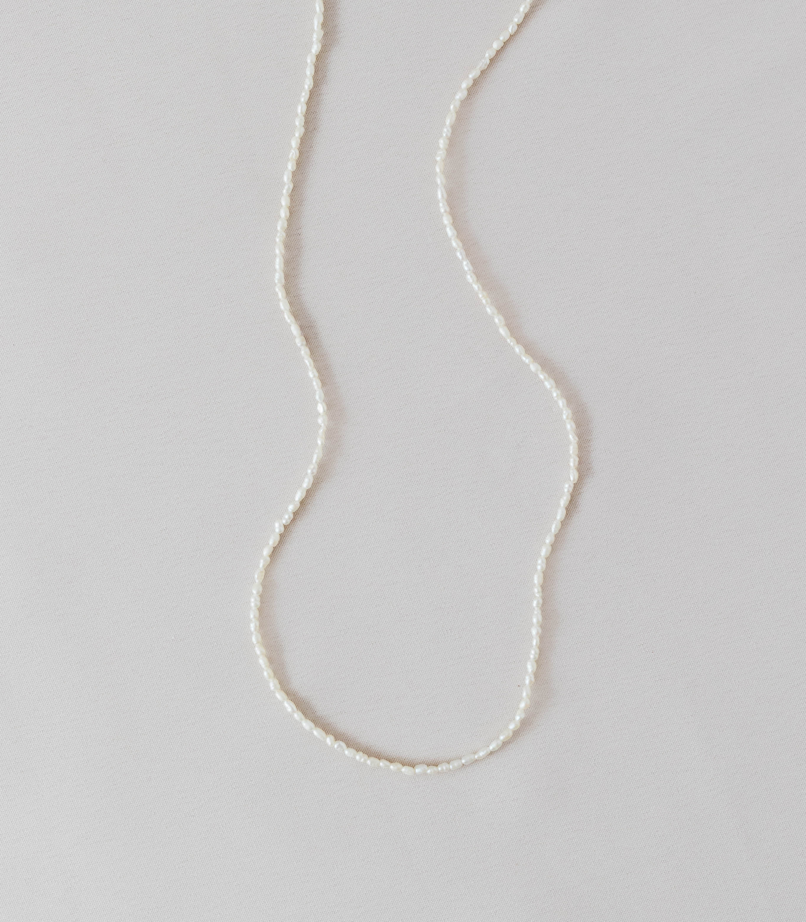 Arroz Pearl Necklace - Arete