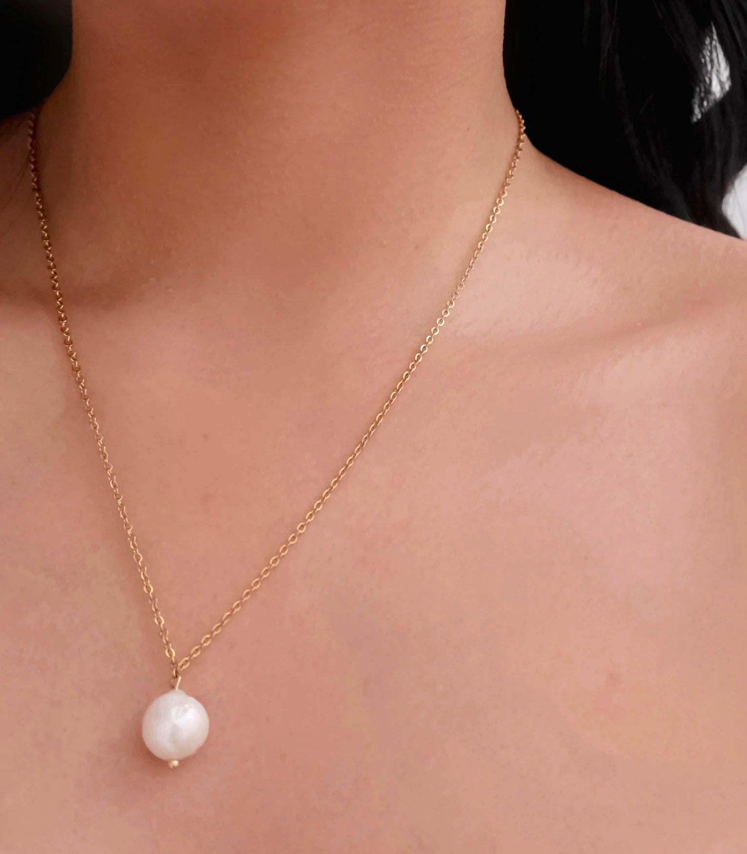 Gota Pearl Necklace - Arete