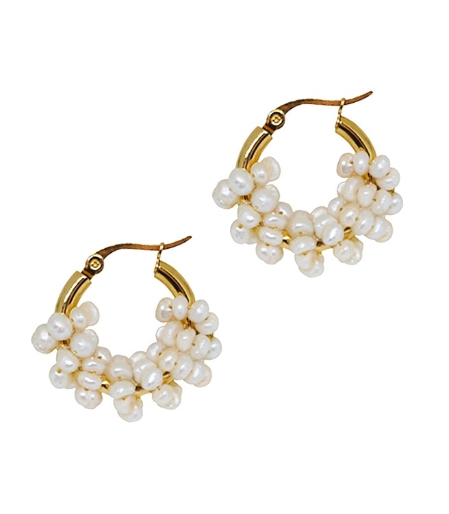 Perla Mini Hoop - Arete