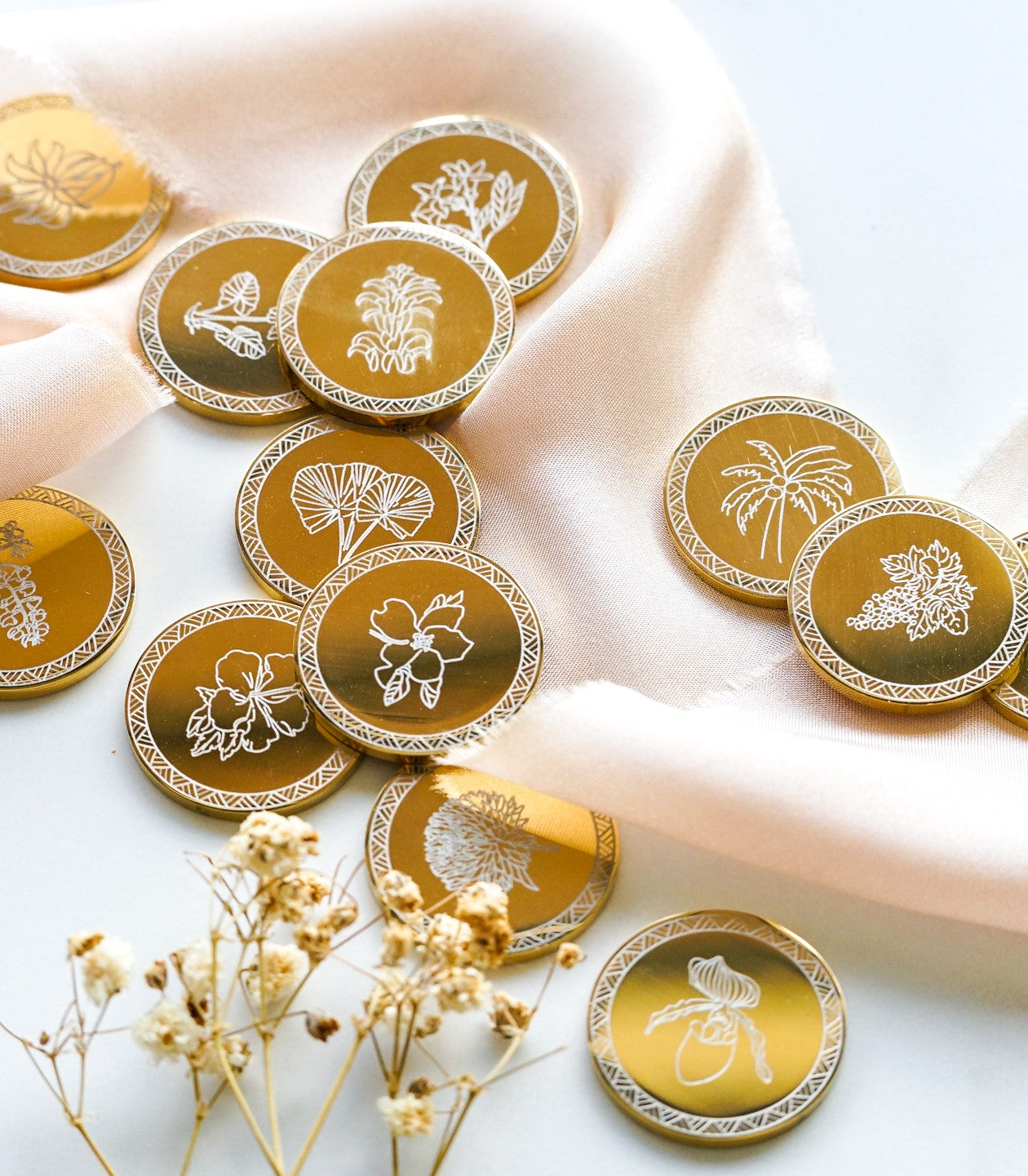 Love & Blossoms Unity Coins - Para Ti Designs