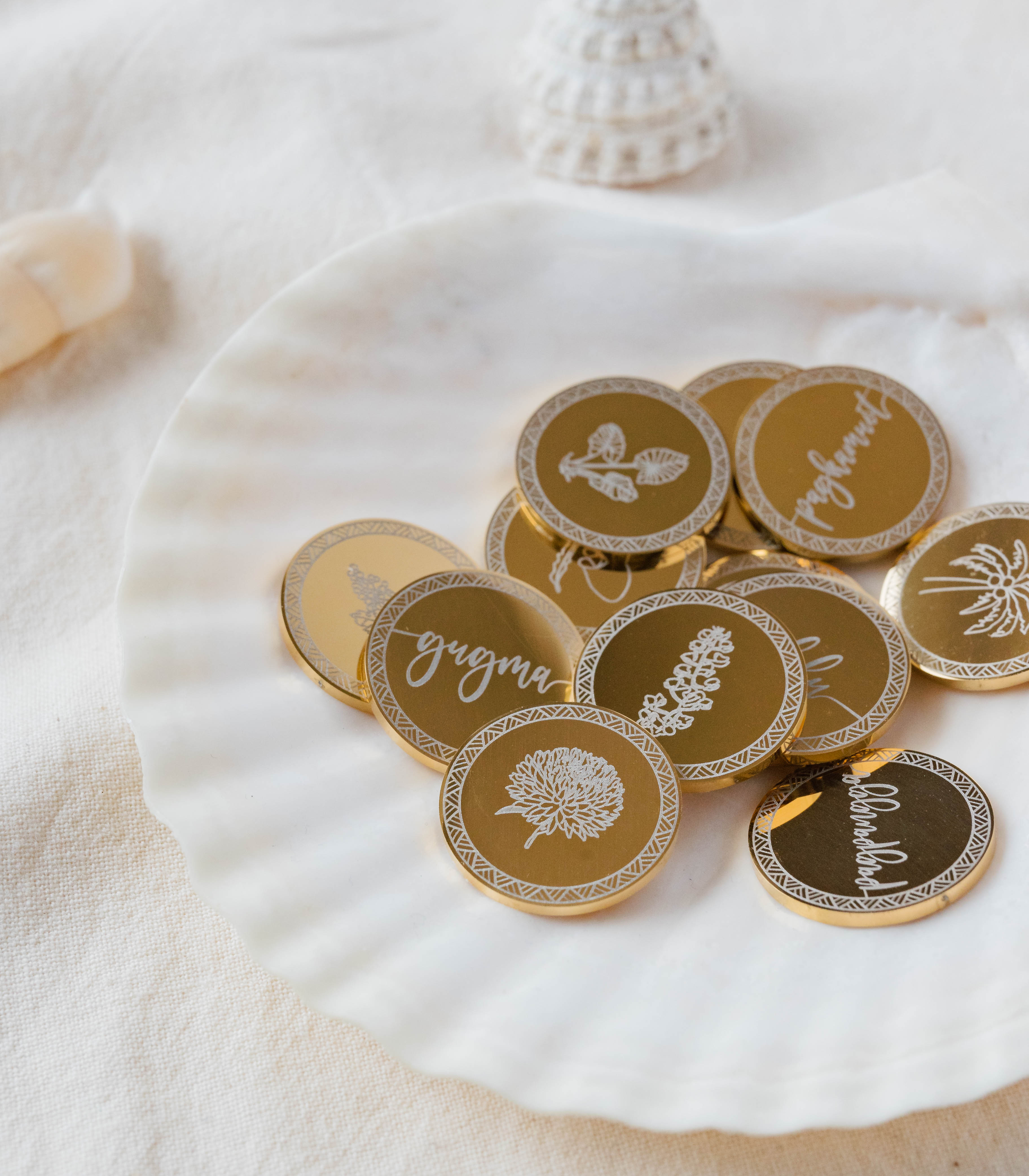 Love & Blossoms Unity Coins - Para Ti Designs