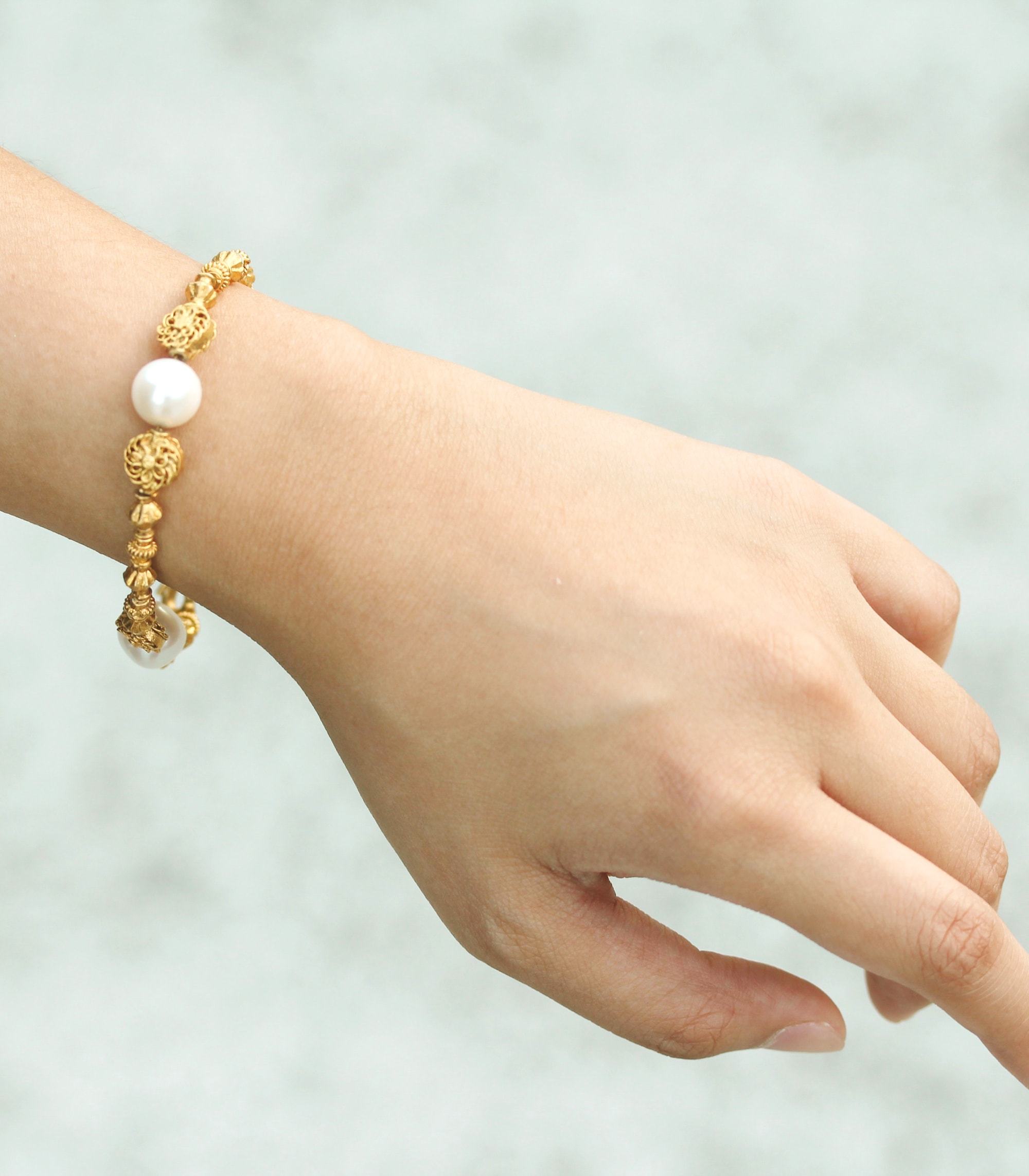 Pearl Tambourin Bracelet - AMAMI