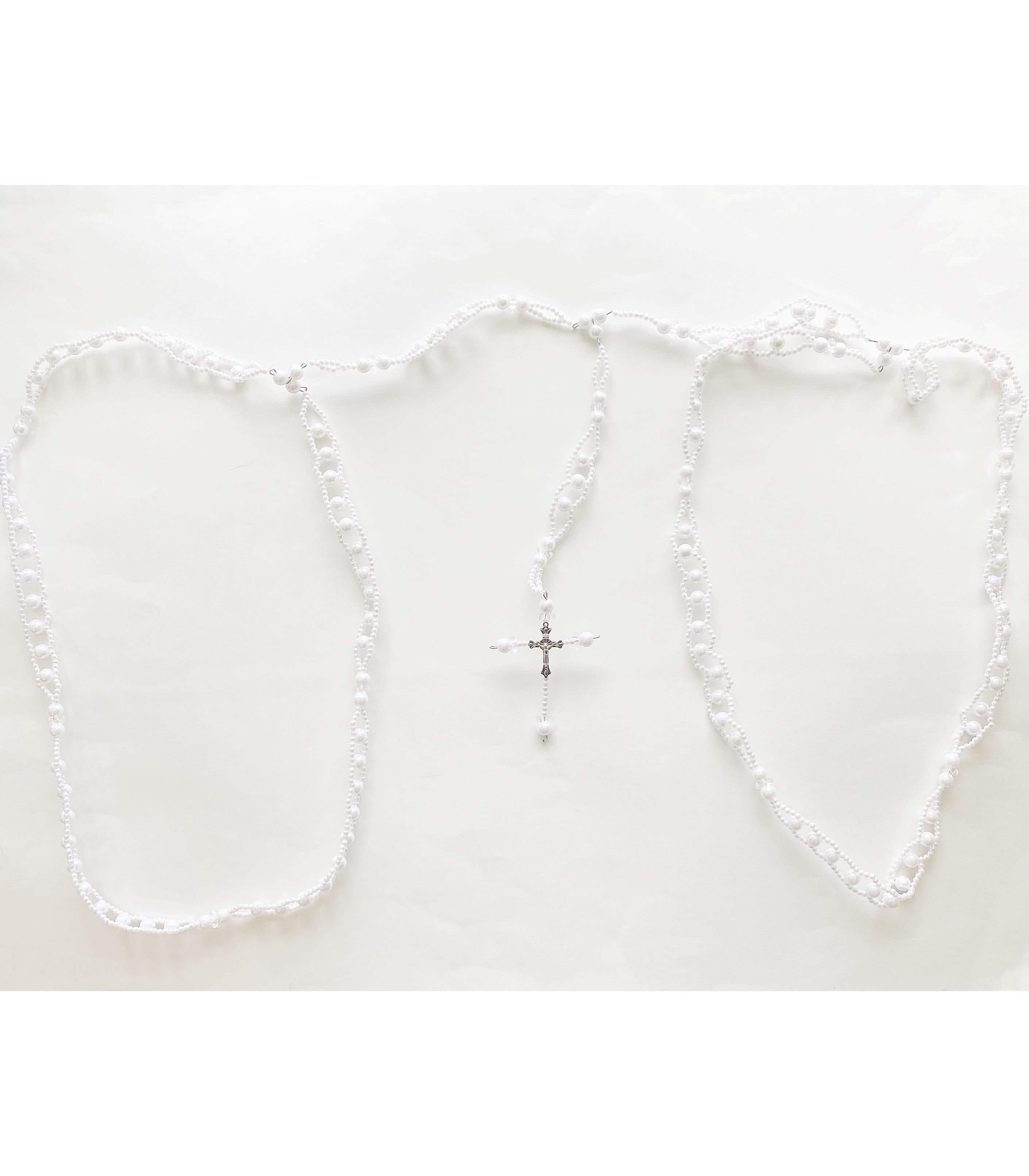 Wedding Unity Cord Double Layered With Rosary - The Wedding Library