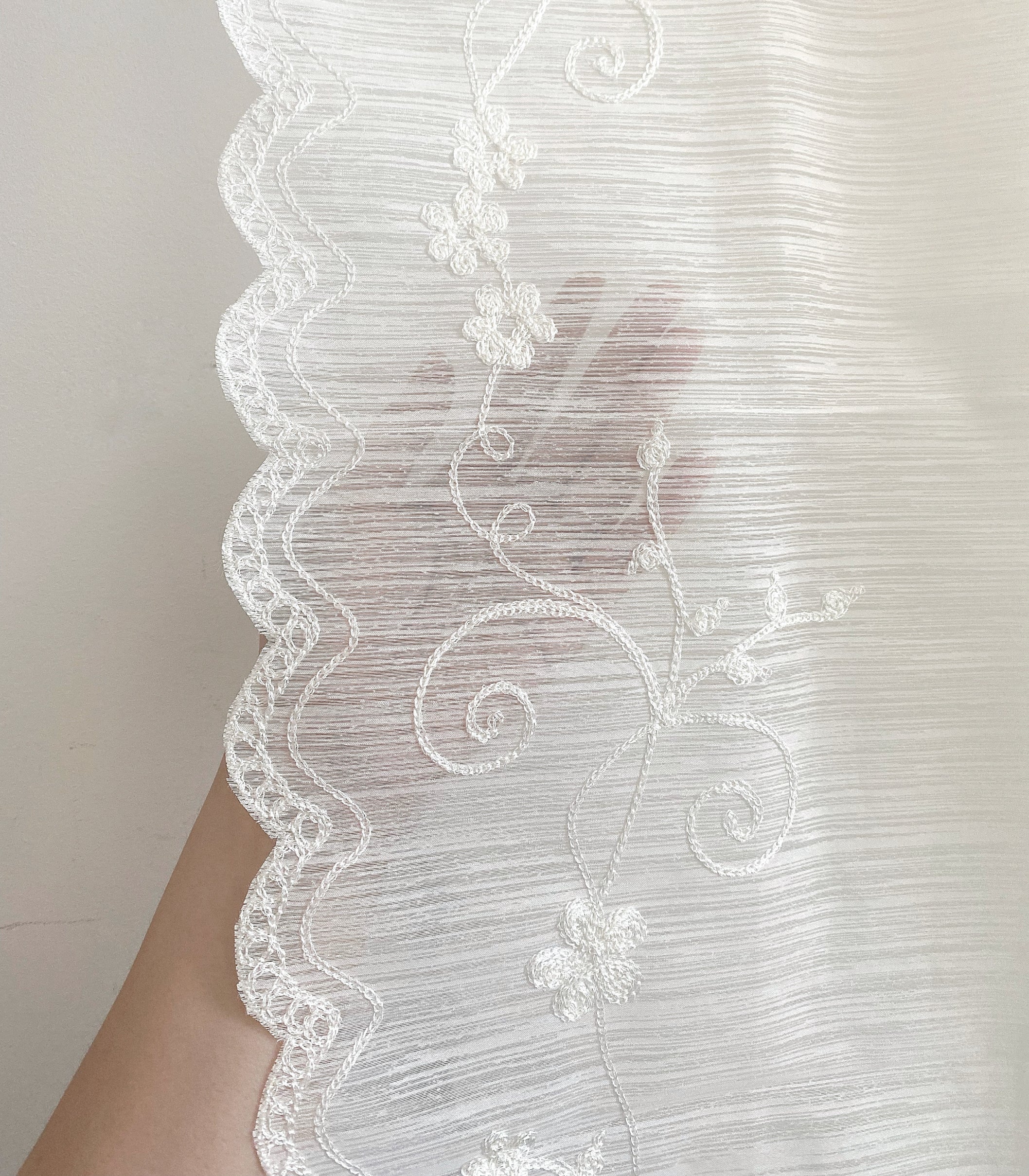 Jusilyn Silk Filipino Unity Veil in Off-White